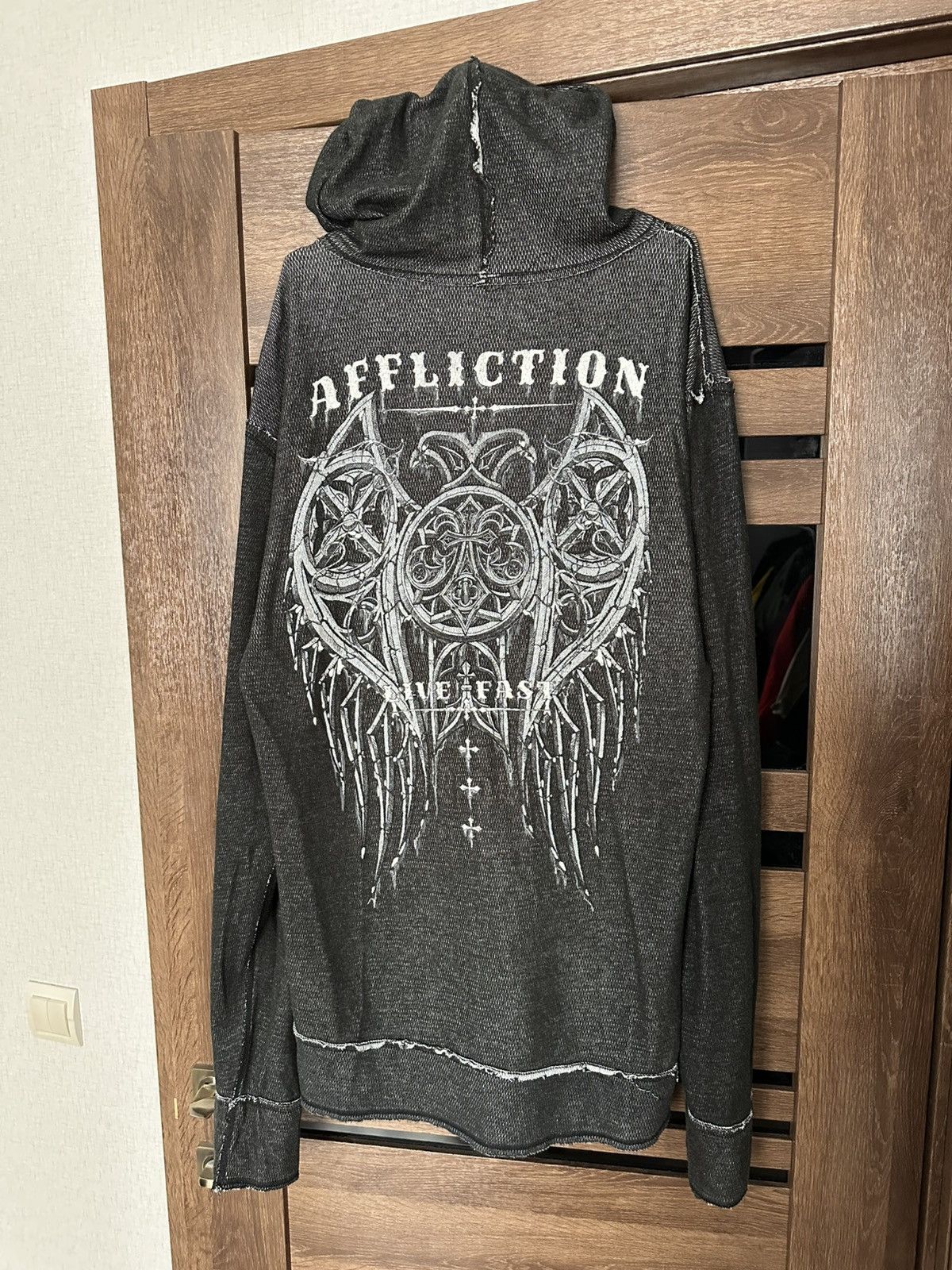 Affliction Affliction Reversible Zip Hoodie Vintage Y2K Size US XL / EU 56 / 4 - 3 Thumbnail