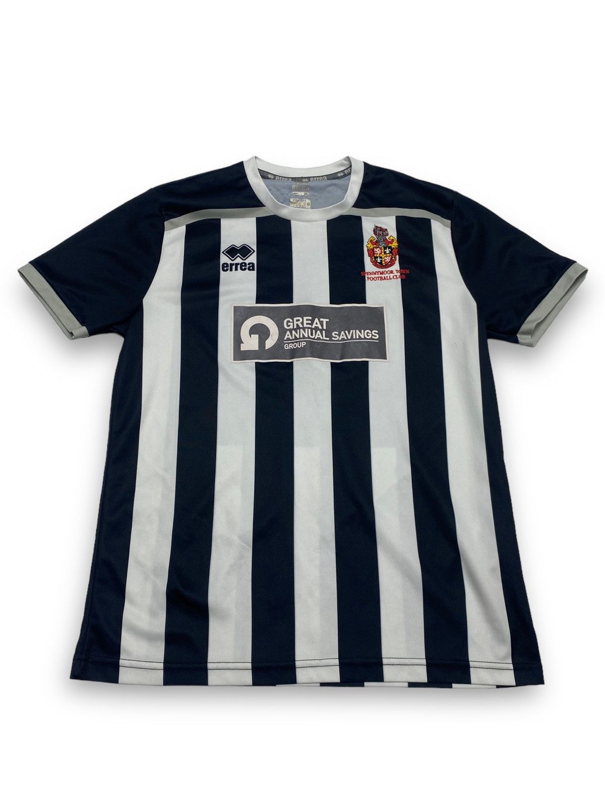 Errea Vintage ERREA SPENNYMOORE TOWN FC Black White Jersey Size US S / EU 44-46 / 1 - 1 Thumbnail