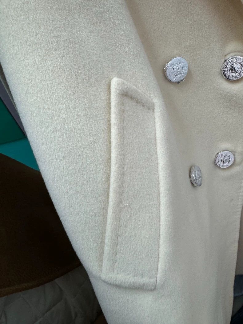Max Mara Max Mara Mainline Classic 101801 Double-breasted Wool Coat Size S / US 4 / IT 40 - 6 Thumbnail