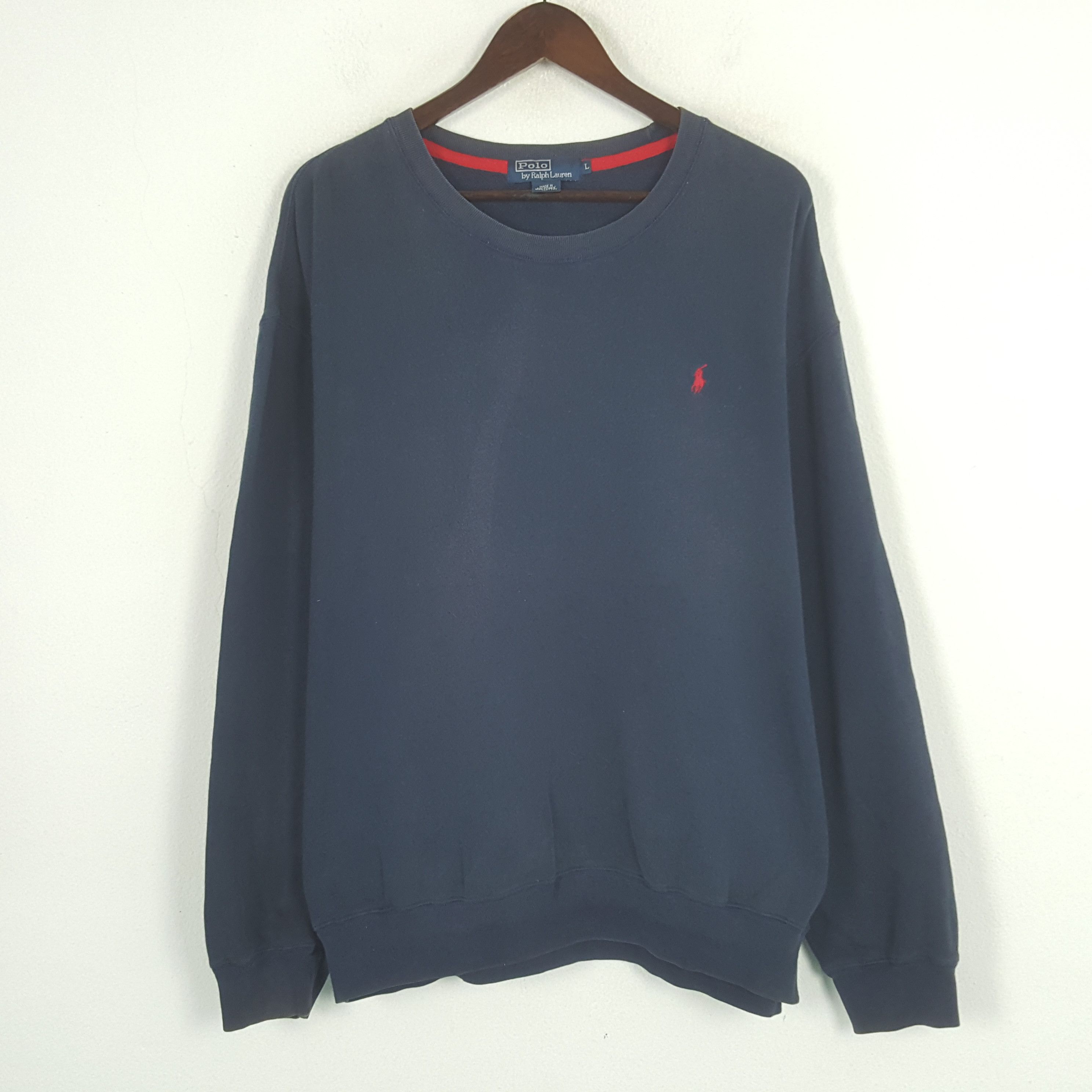 Polo Ralph Lauren × Vintage Vintage Polo Ralph Lauren Sweatshirt Size US L / EU 52-54 / 3 - 1 Thumbnail