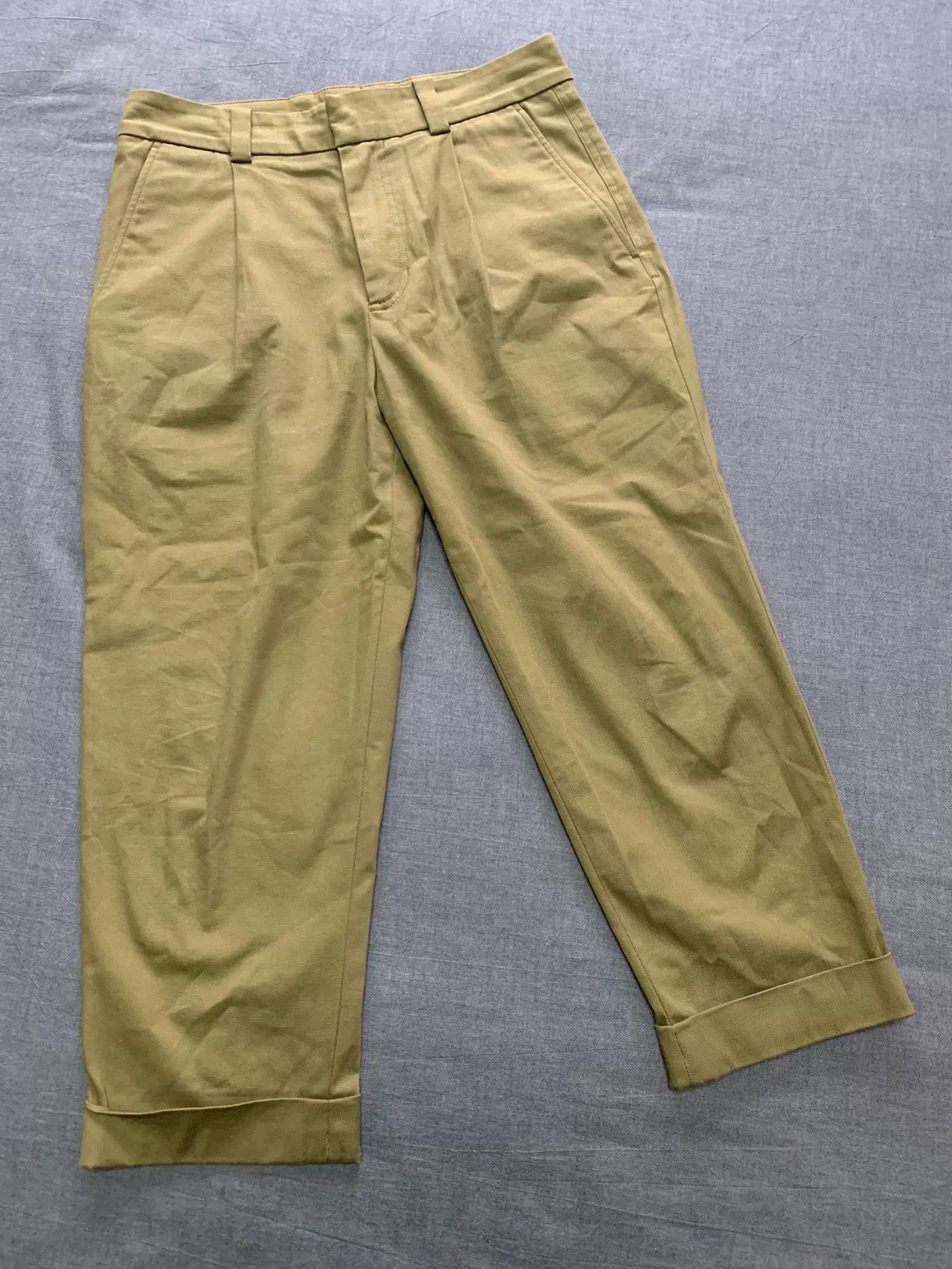 Acne Studios Acne Studios Double-Pleated Cropped Pants Size US 28 / EU 44 - 1 Thumbnail