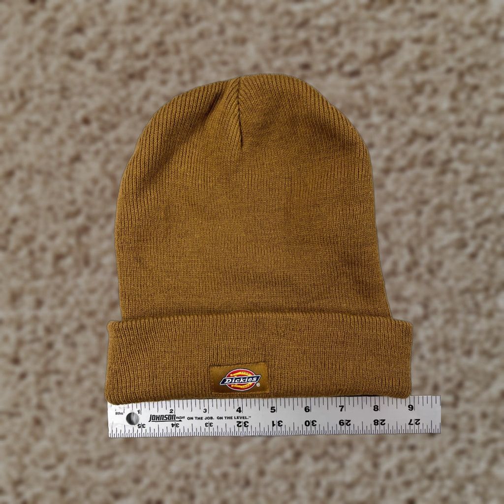 Dickies Dickies Beanie Toque Adult One Size Brown Knit 100% Acrylic Snow Workwear Ski Size ONE SIZE - 1 Thumbnail