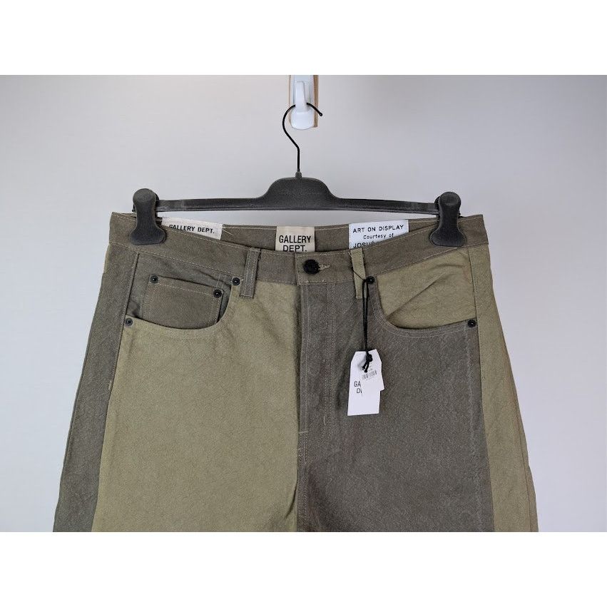 Gallery Dept. o1rshd1 Ventura Straight-Leg Denim Jeans in Army Size US 36 / EU 52 - 3 Thumbnail