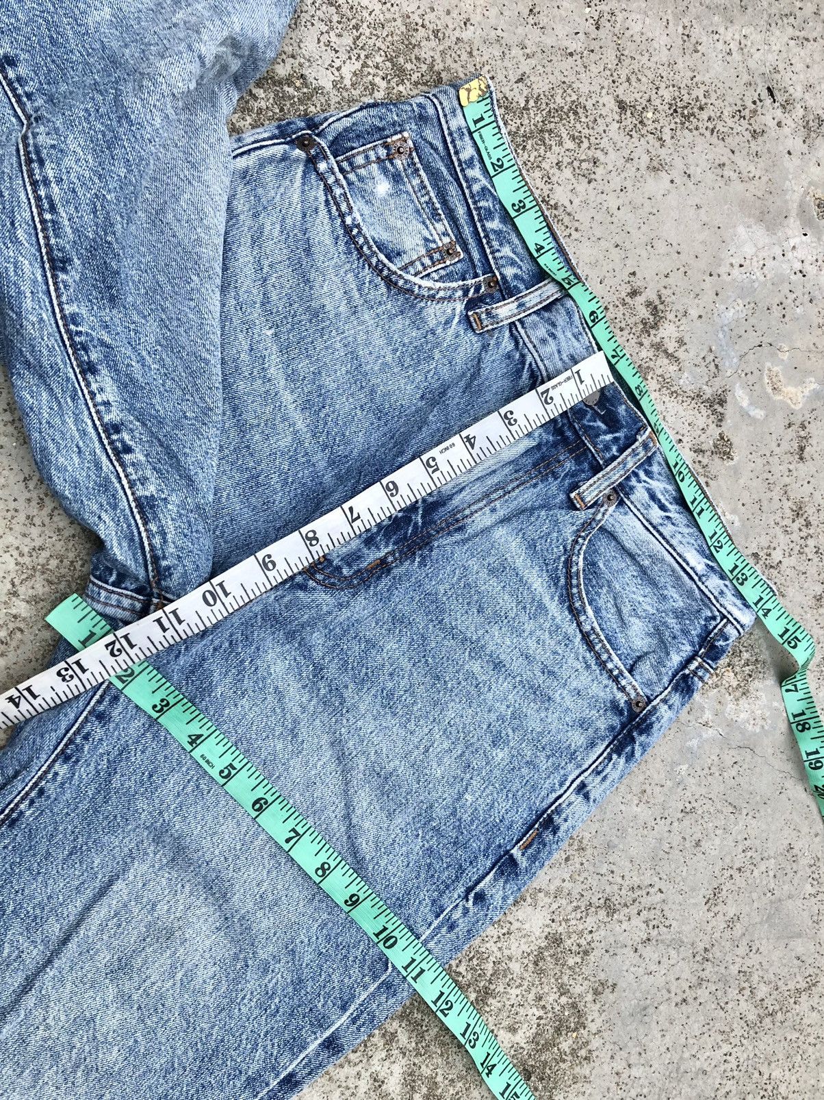 GU FLARED⚡️⚡️GU LITE BLUE DENIM Size US 29 - 7 Thumbnail