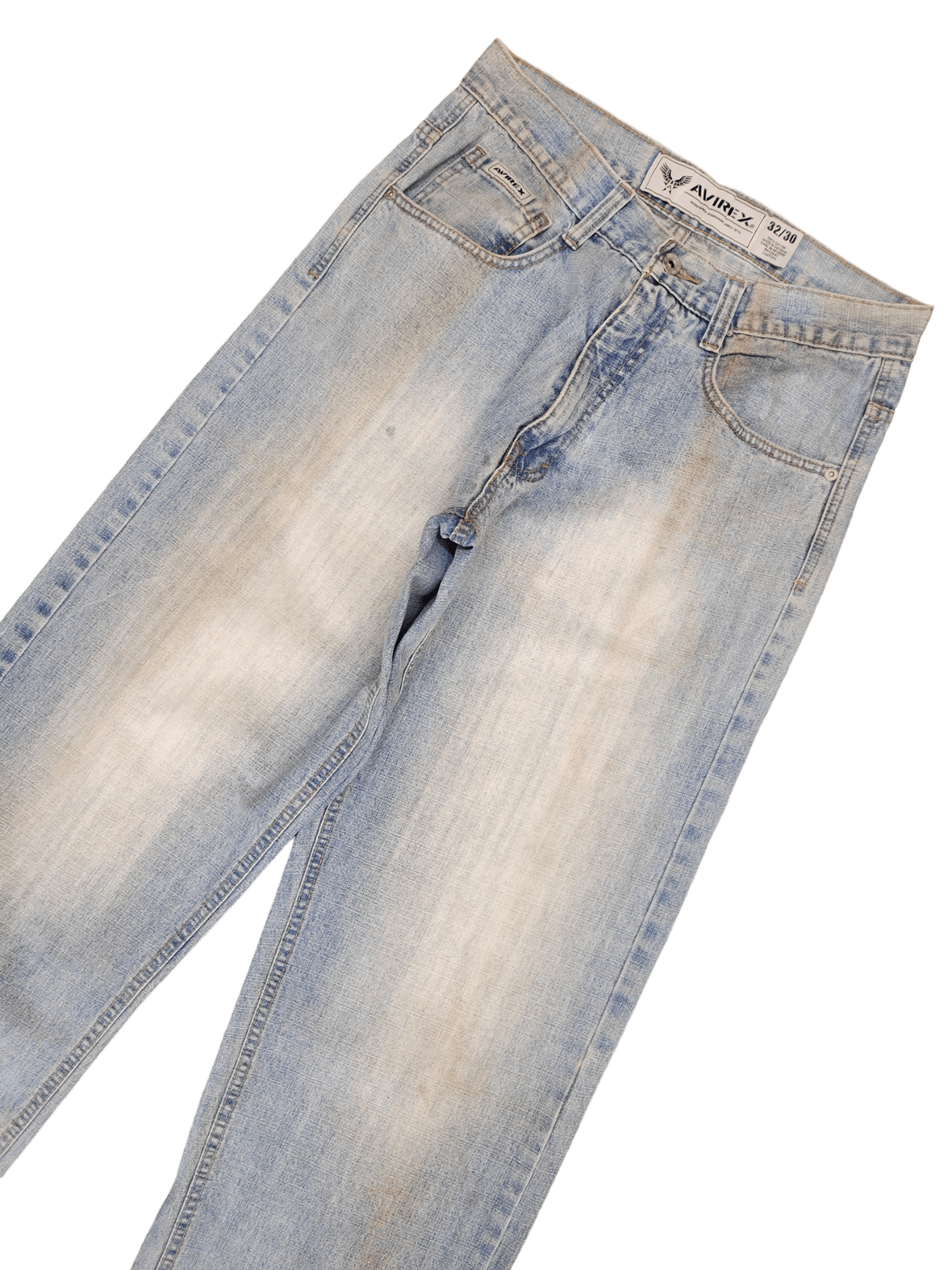Avirex Vintage Avirex Rusty Sand Wash Wide Leg Denim Jeans Size US 32 / EU 48 - 5 Thumbnail