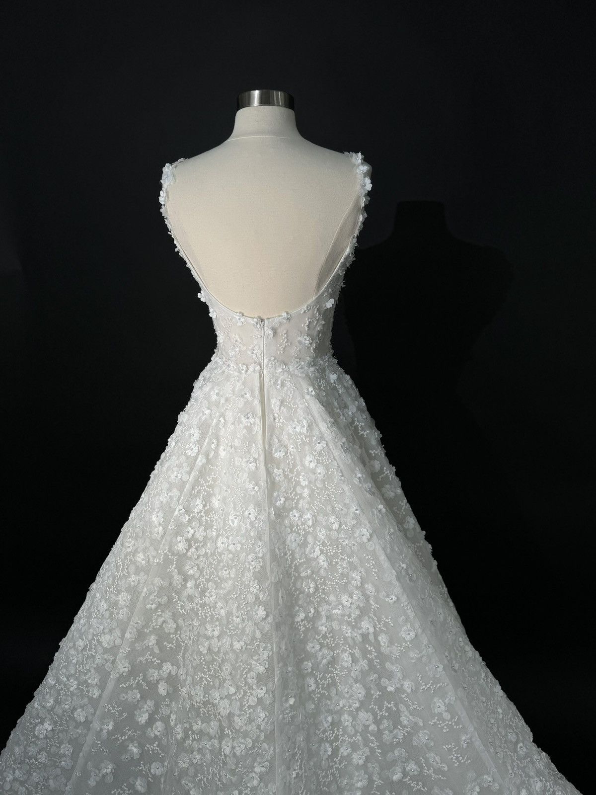 Other Brand New US 6 Embroidery lace Anna Augusta Bridal Gown Size M / US 6-8 / IT 42-44 - 6 Thumbnail
