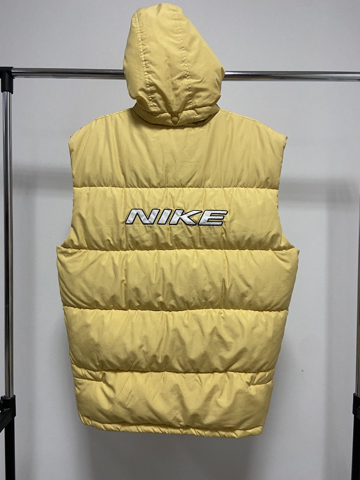 Nike × Vintage Nike Vintage Vest Big Spell Out Logo Puffer Small Swoosh Size US M / EU 48-50 / 2 - 1 Thumbnail