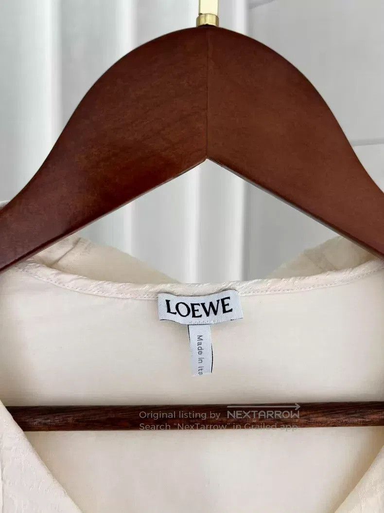 Loewe Loewe Early Autumn Dark Pattern Full Print Hooded Shirt Size XS / US 0-2 / IT 36-38 - 3 Thumbnail