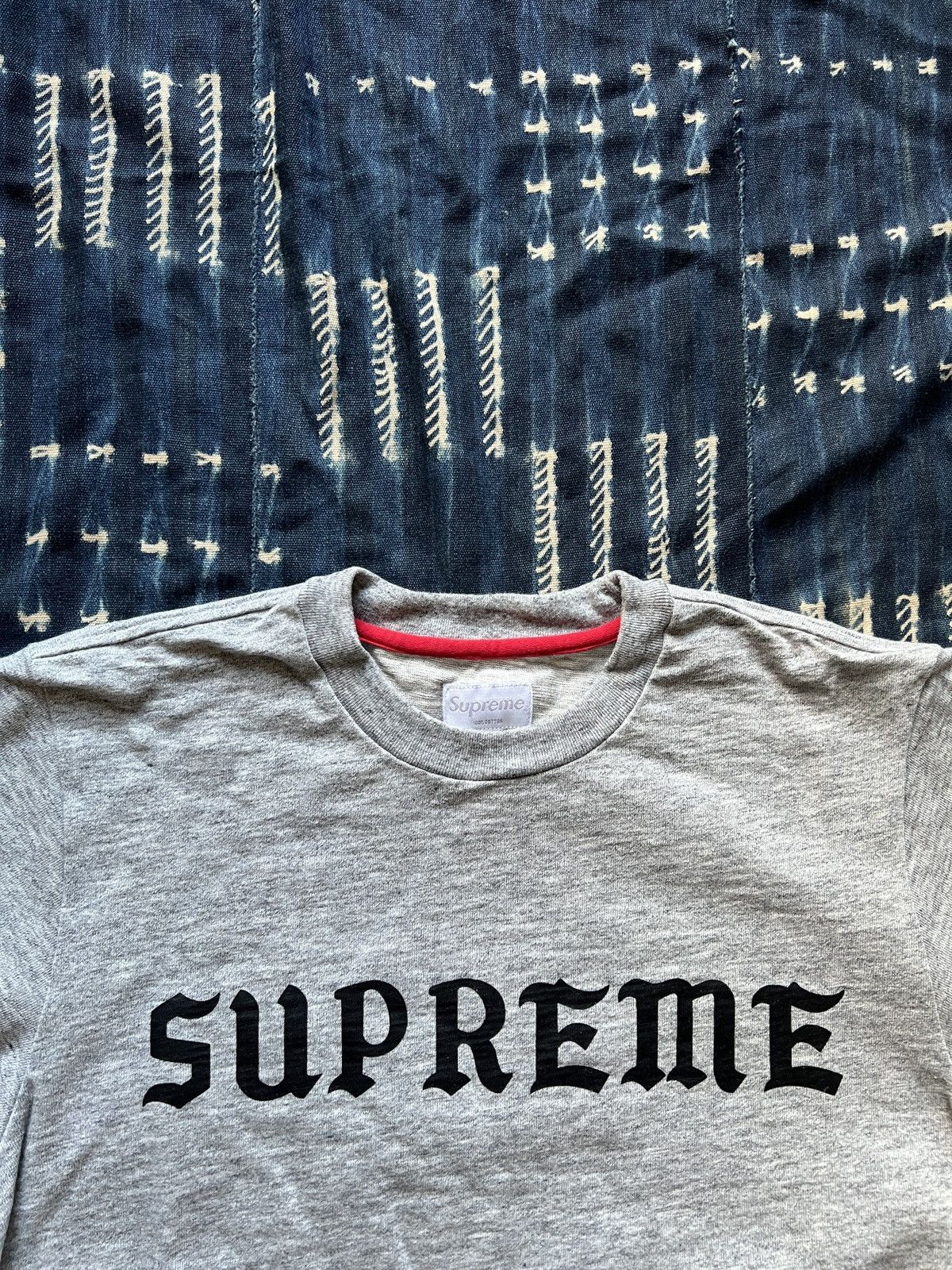 Supreme Supreme Archive Old English Jersey T-shirt Size US M / EU 48-50 / 2 - 3 Thumbnail