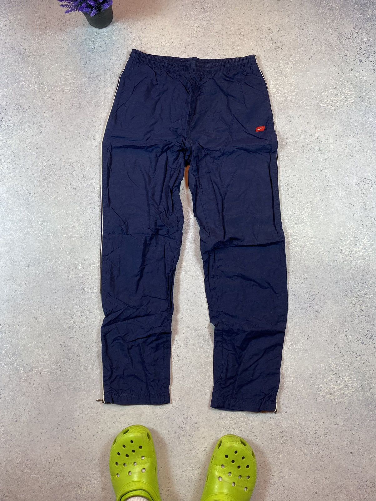 Nike × Vintage Vintage Nike Blue Pants Drill Style Size XL Size US 36 / EU 52 - 2 Thumbnail
