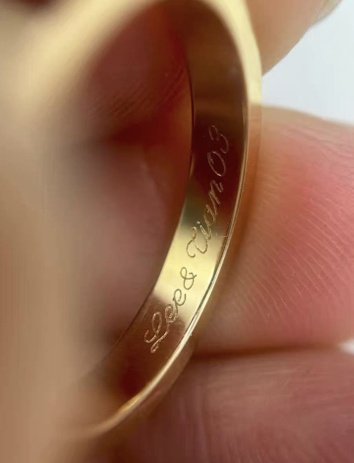 Cartier Cartier 18K Rose Gold C Series Signature Ring J38 Size ONE SIZE - 2 Thumbnail