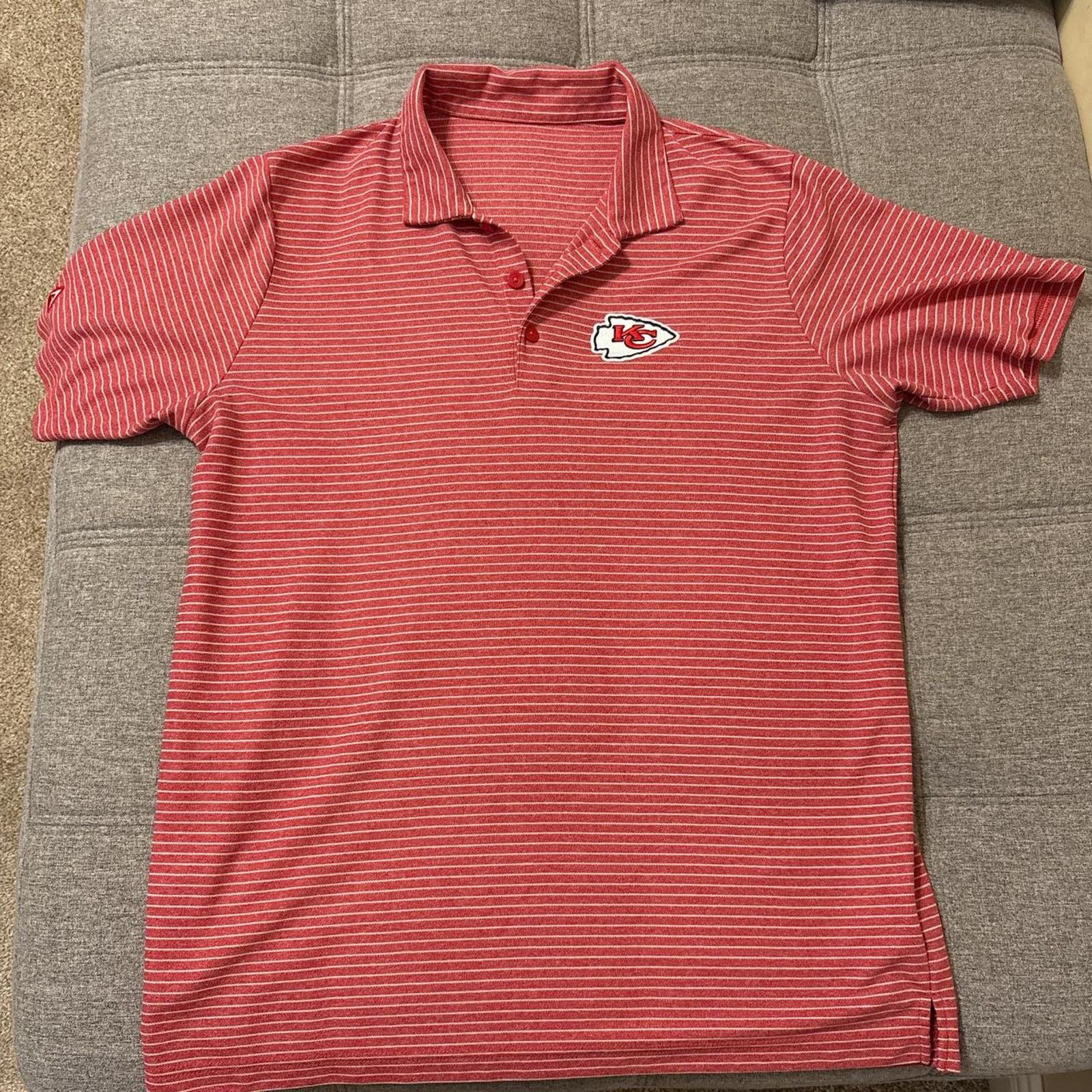 NFL Red and white chiefs polo Size US L / EU 52-54 / 3 - 1 Thumbnail