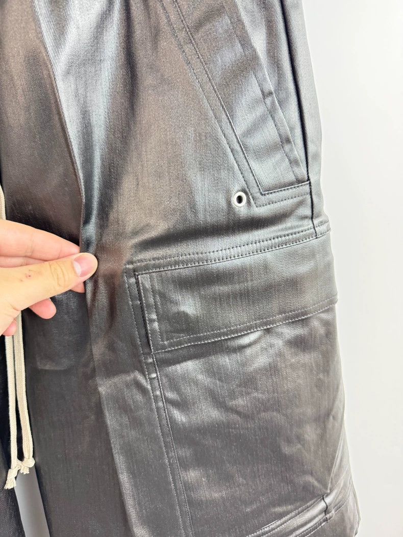 Rick Owens Rick owens Waxed cargo overalls pants Size US 40 / EU 56 - 3 Thumbnail