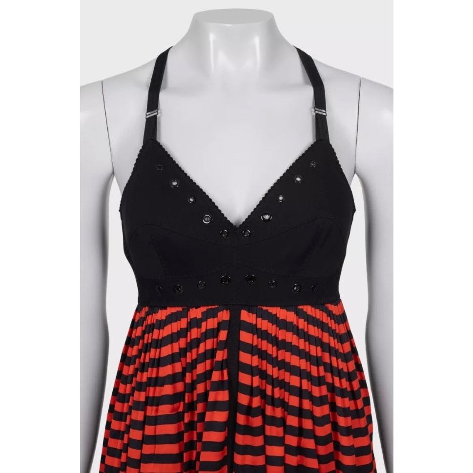 Jean Paul Gaultier Jean Paul Gaultier Silk Striped Dress Sz.38/M Size S / US 4 / IT 40 - 4 Thumbnail