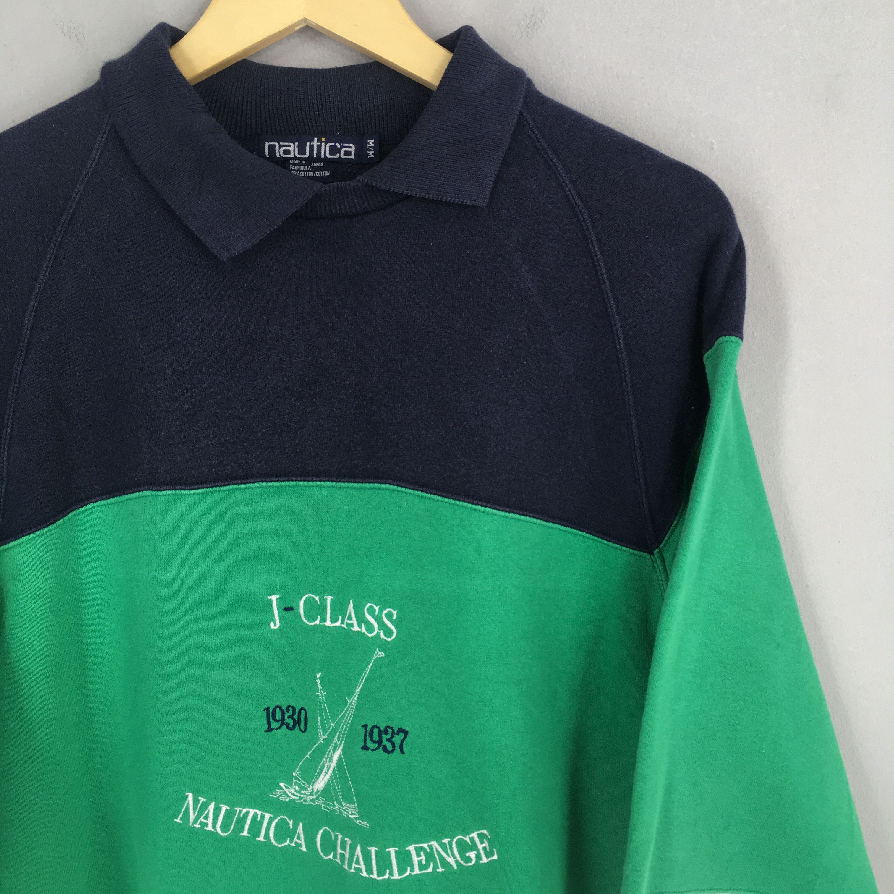 Nautica × Vintage Nautica Challenge J-Class Sweatshirt Pullover Medium Size US M / EU 48-50 / 2 - 2 Thumbnail
