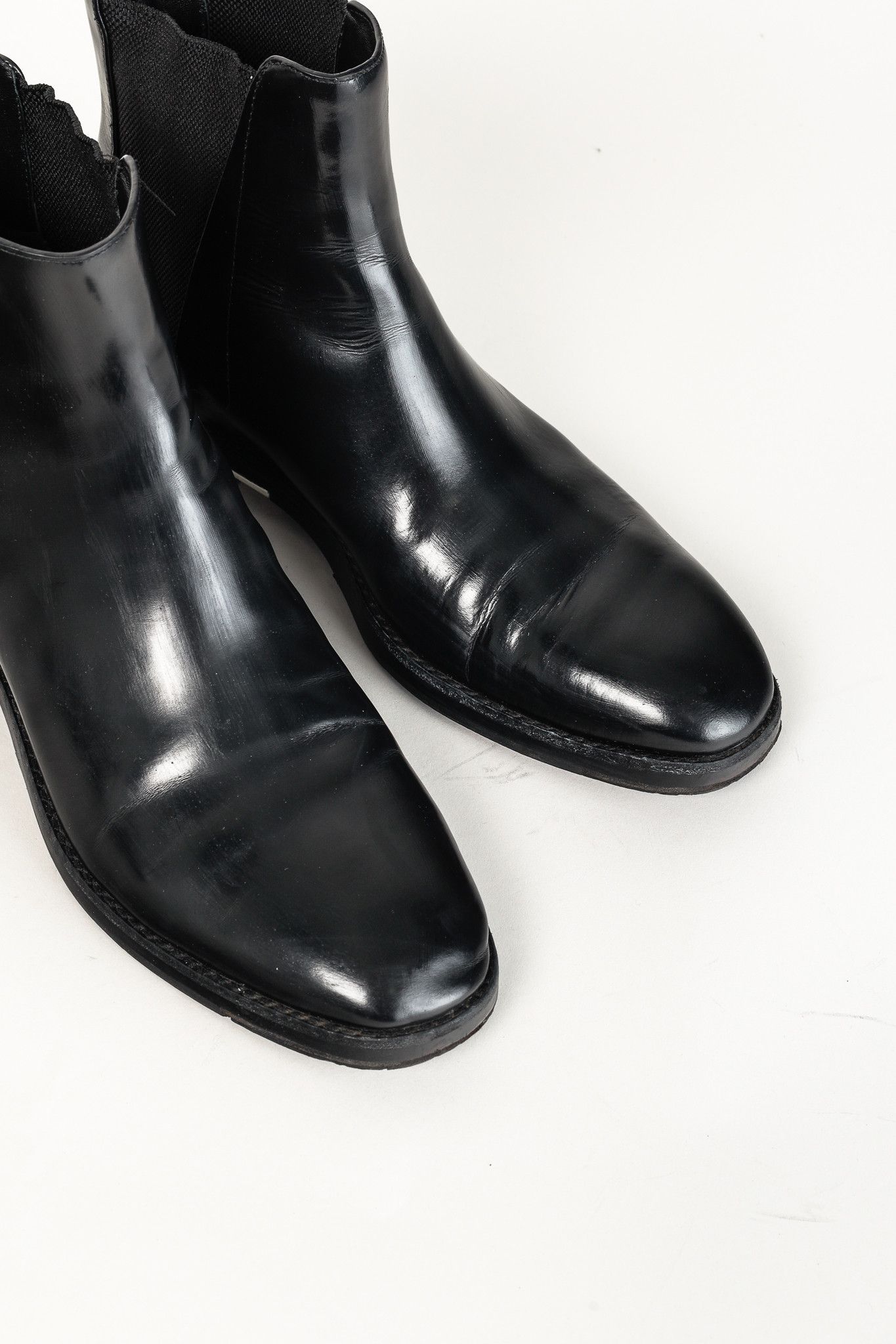 Alexander Wang Alexander Wang Fia Black Leather Chelsea Boot Size US 9.5 / IT 39.5 - 7 Thumbnail