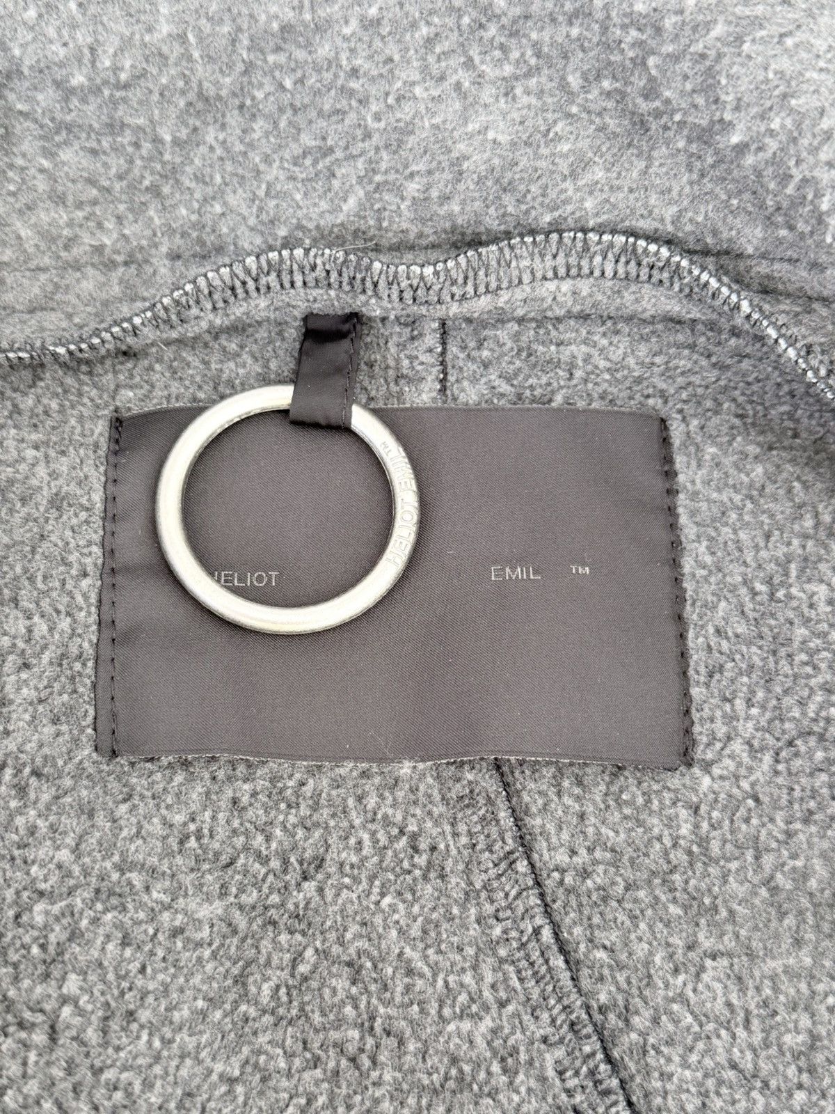 Heliot Emil HELIOT EMIL Grey & Black Paneled Fleece Jacket Size US S / EU 44-46 / 1 - 6 Thumbnail