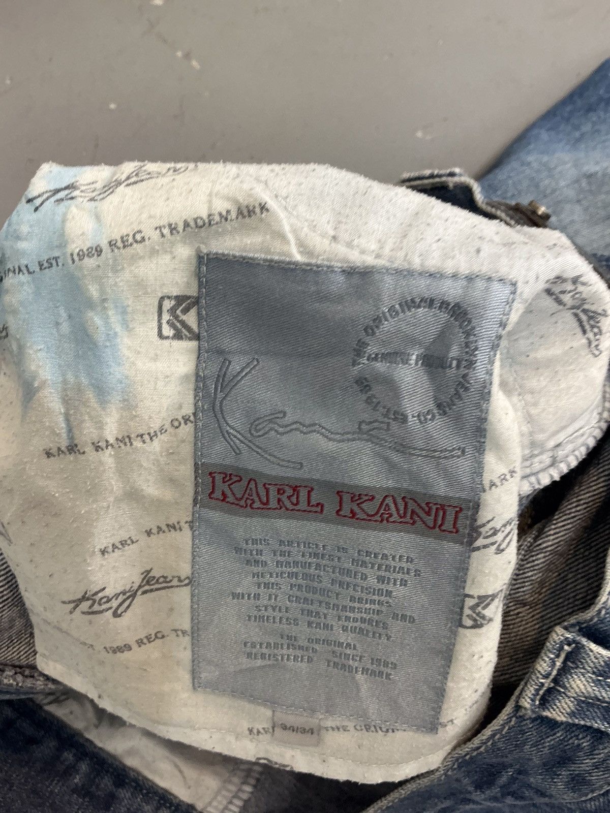 Karl Kani × Vintage Vintage Karl Kani embroidered denim Size US 34 / EU 50 - 11 Thumbnail
