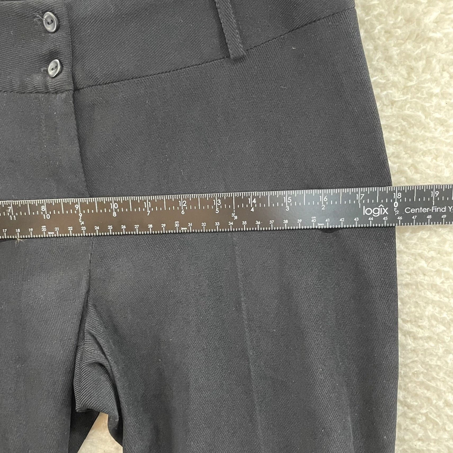 Vintage VINTAGE 90s Y2K Dress Pants Black Trousers Slacks Office Grunge 8 28 29 Women’s Size 30" / US 8 / IT 44 - 6 Thumbnail