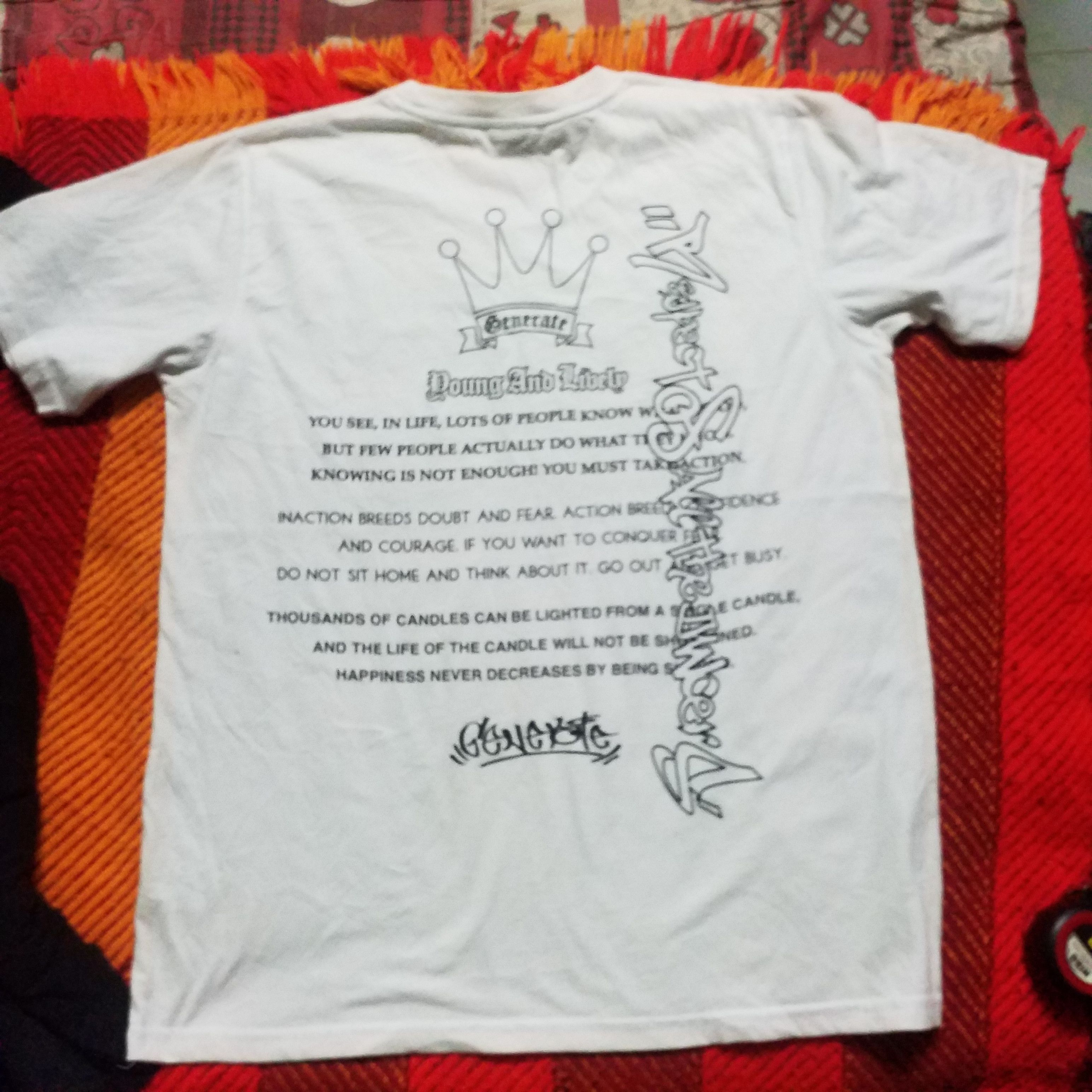 Japanese Brand ENGINE THAT RISES GROAN OF REJOICING GENERATE Size US XL / EU 56 / 4 - 4 Thumbnail