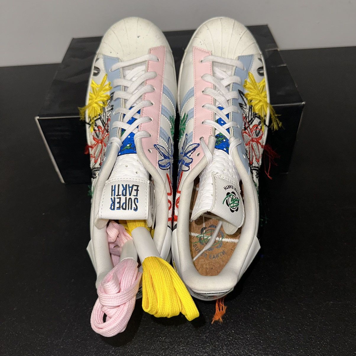 Adidas Size 13.5 - adidas Sean Wotherspoon x Superstar Super Earth Size US 13 / EU 46 - 4 Thumbnail
