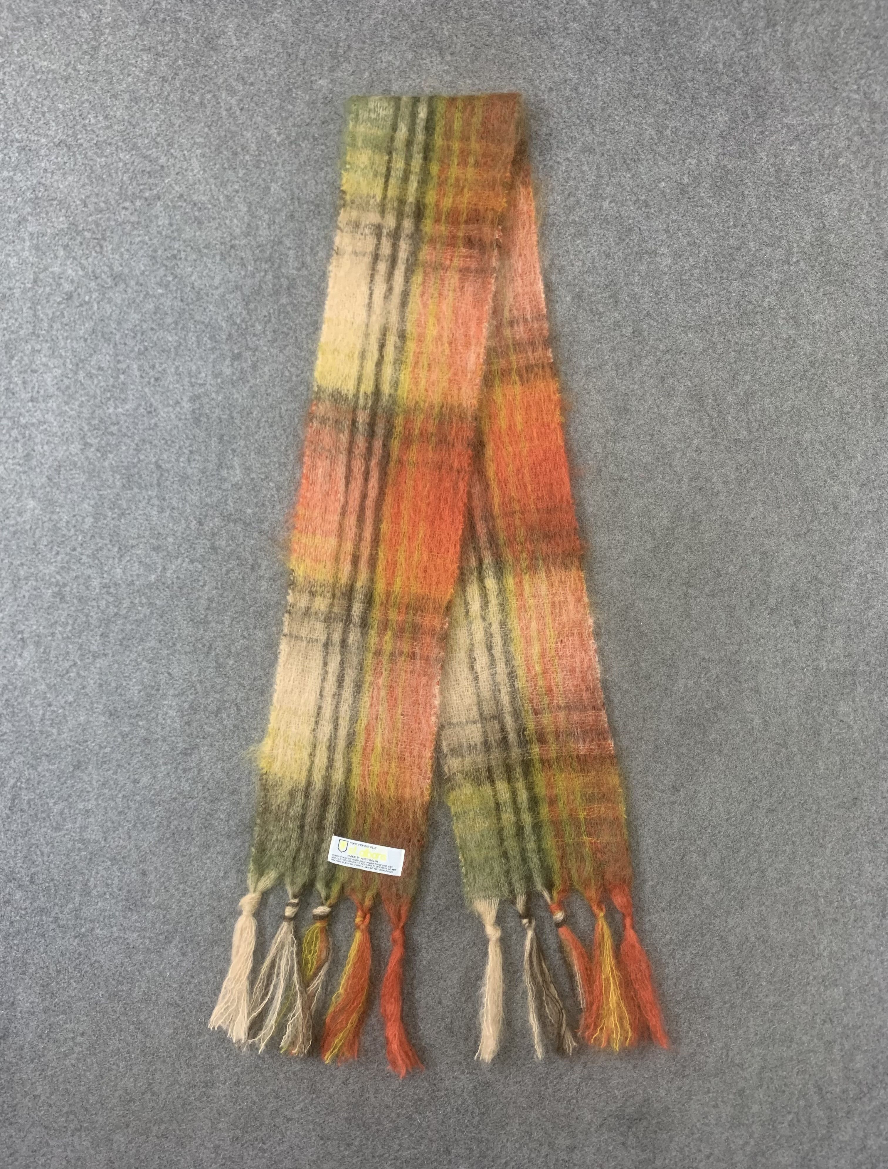 Vintage St. Albans Scarf Mohair Muffler Neck Wrap BL9281 Size ONE SIZE - 4 Thumbnail