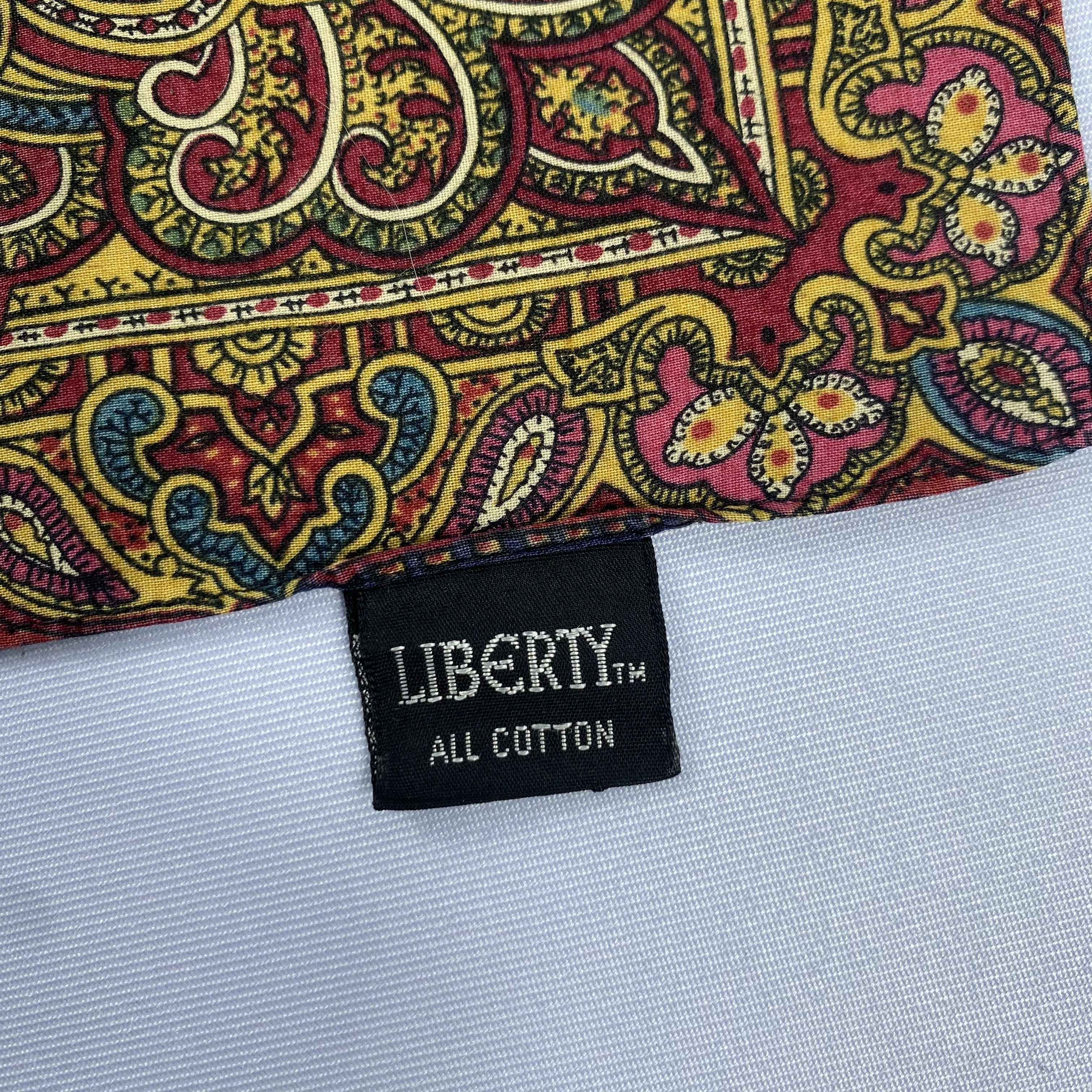 Liberty × Vintage Vintage Liberty Handkerchief Neckerchief Bandana H265Q Size ONE SIZE - 3 Thumbnail