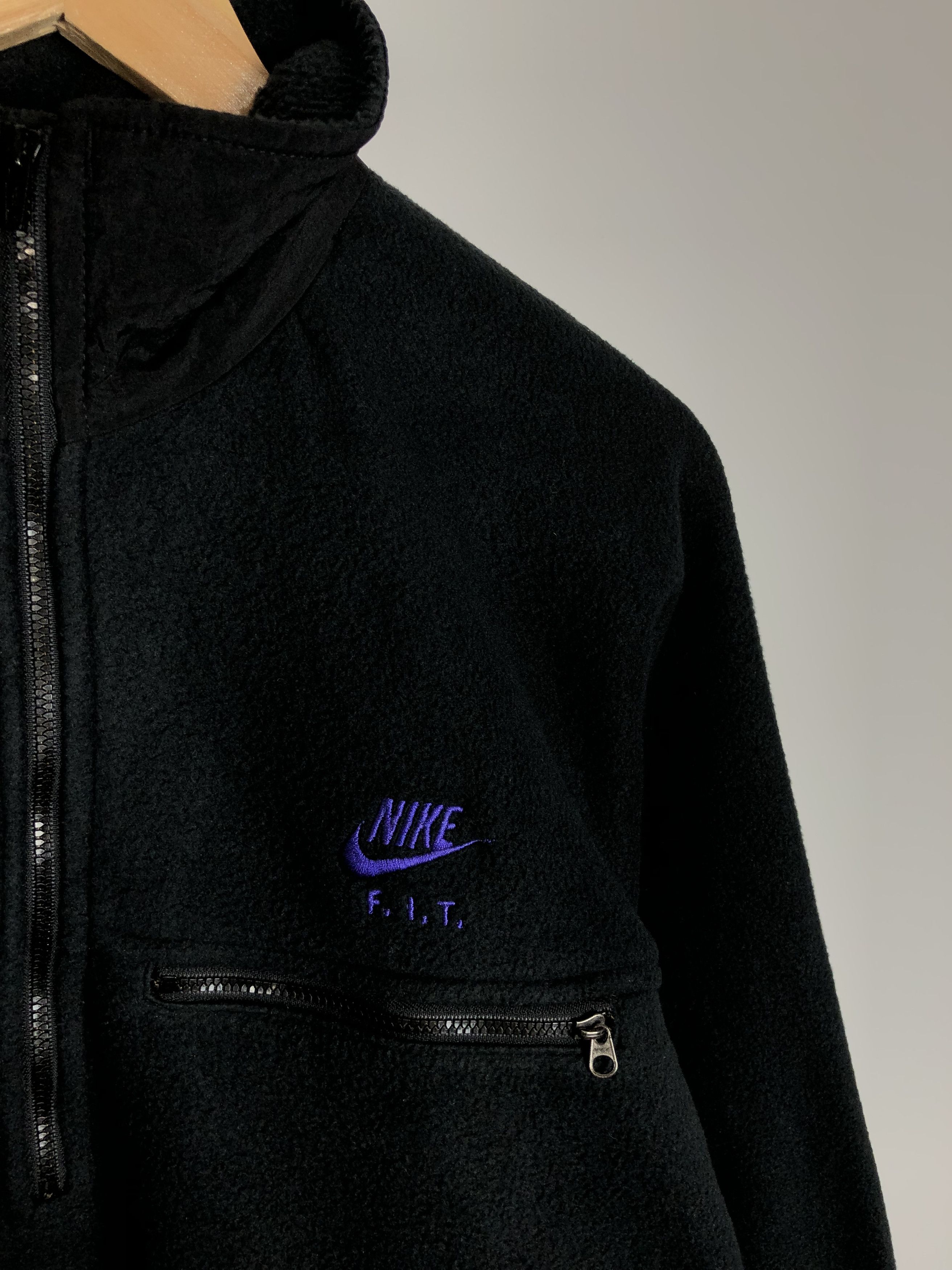 Nike Nike F.I.T. Vintage Fleece Jacket Black size M Size US M / EU 48-50 / 2 - 4 Thumbnail