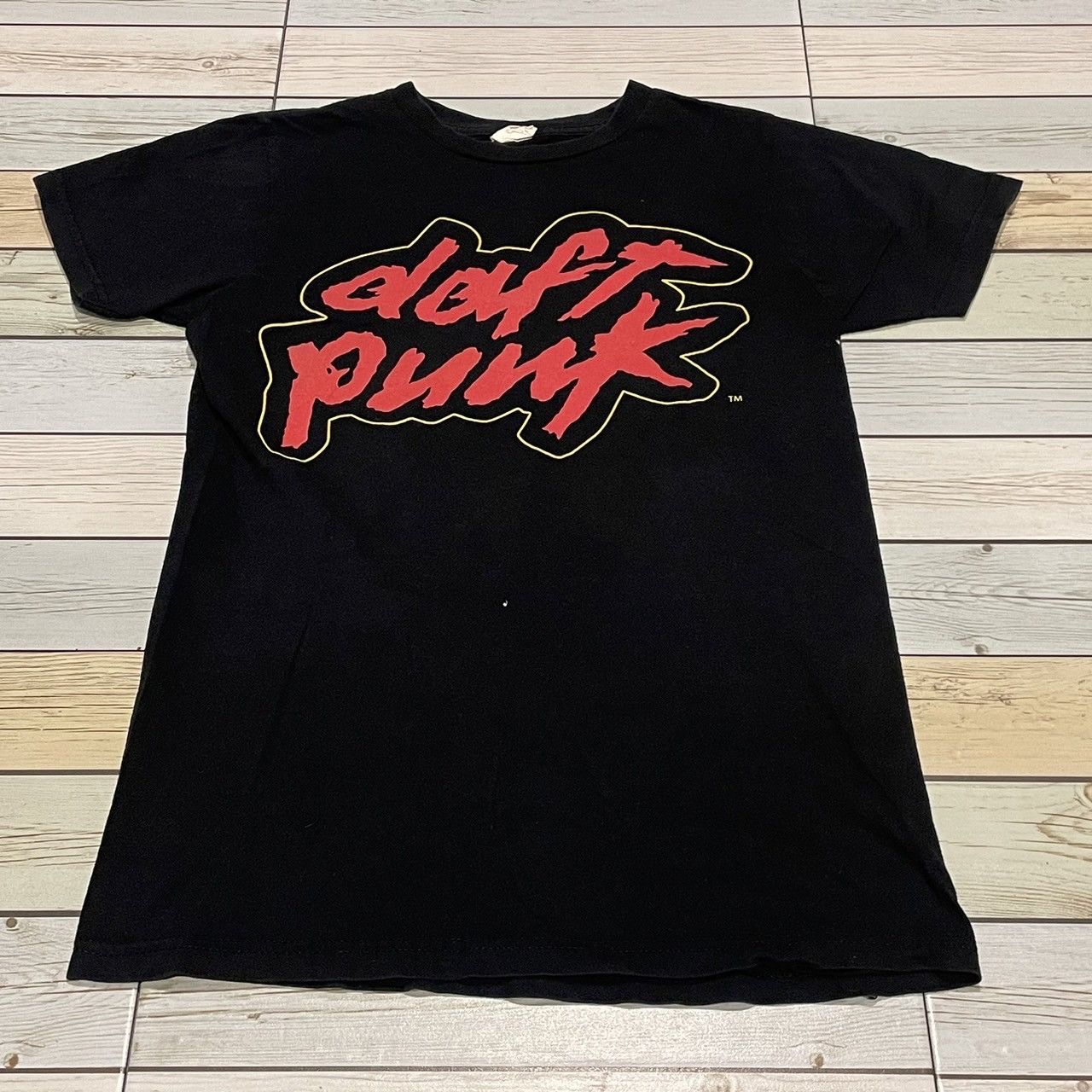 Vintage Rare Vintage Daft Punk Band Tour Tee | Grailed