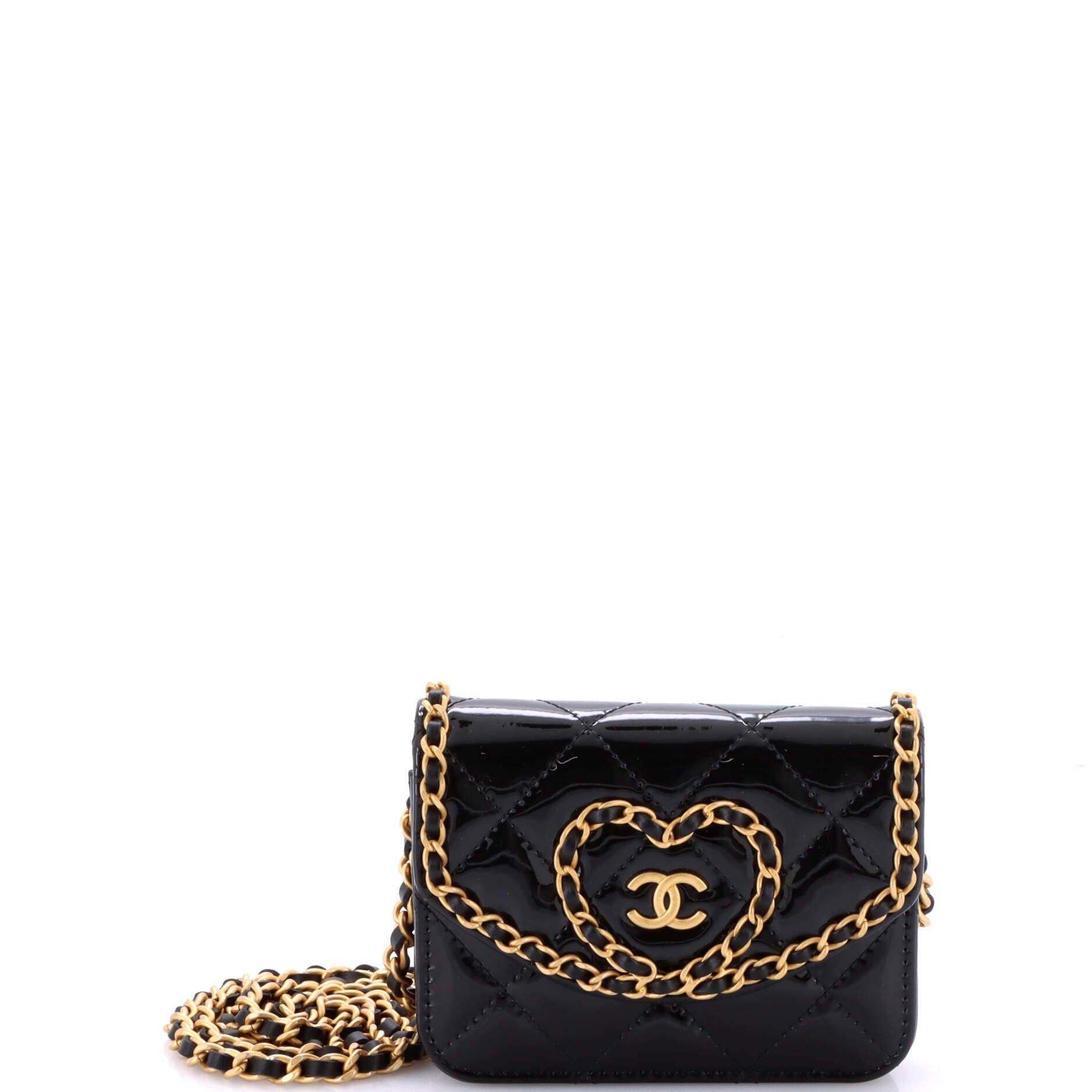 Chanel Heart Chain Flap Bag Size ONE SIZE - 1 Thumbnail