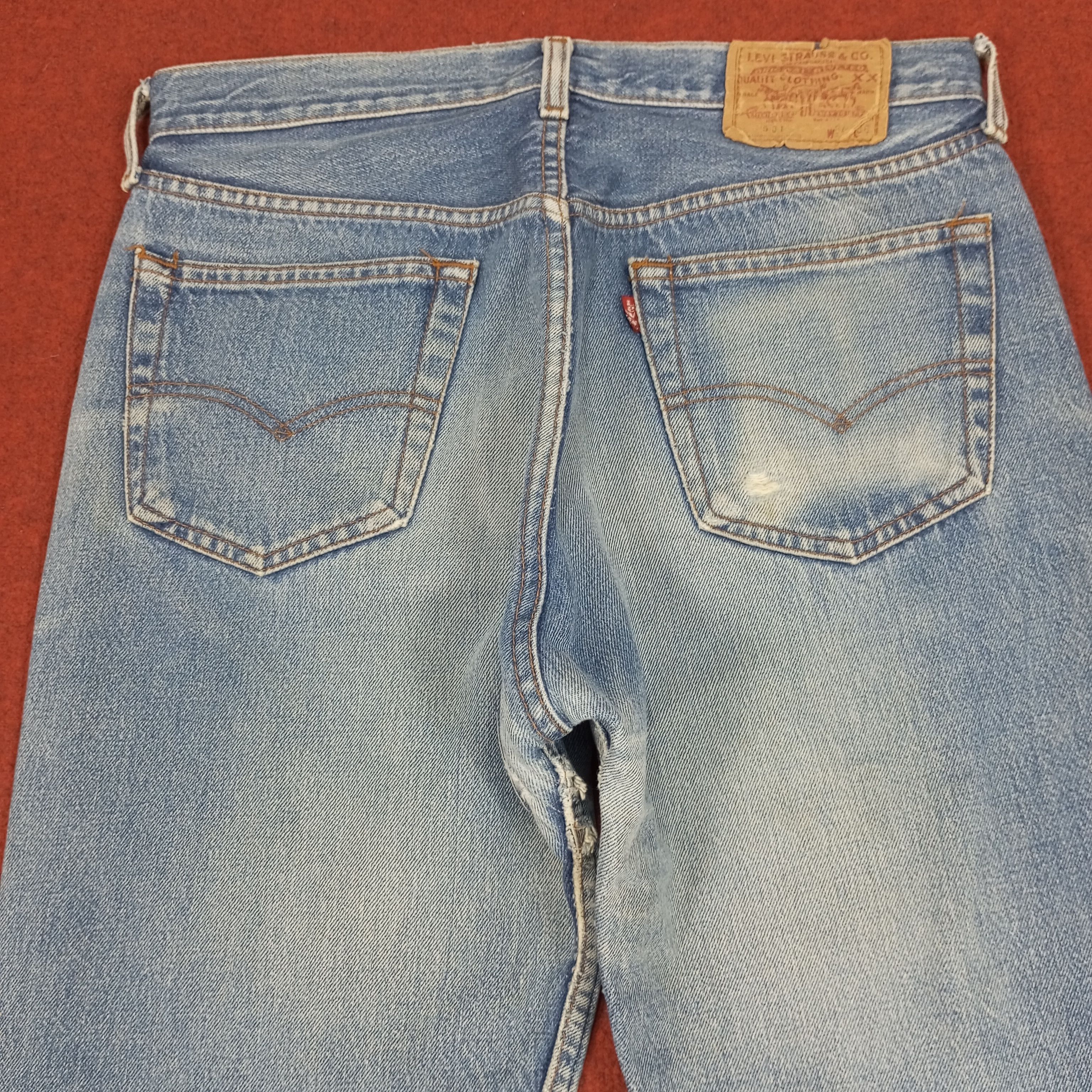 Levi's × Vintage Levis 501 Streetwear Style Distressed Jeans Size US 31 - 5 Thumbnail