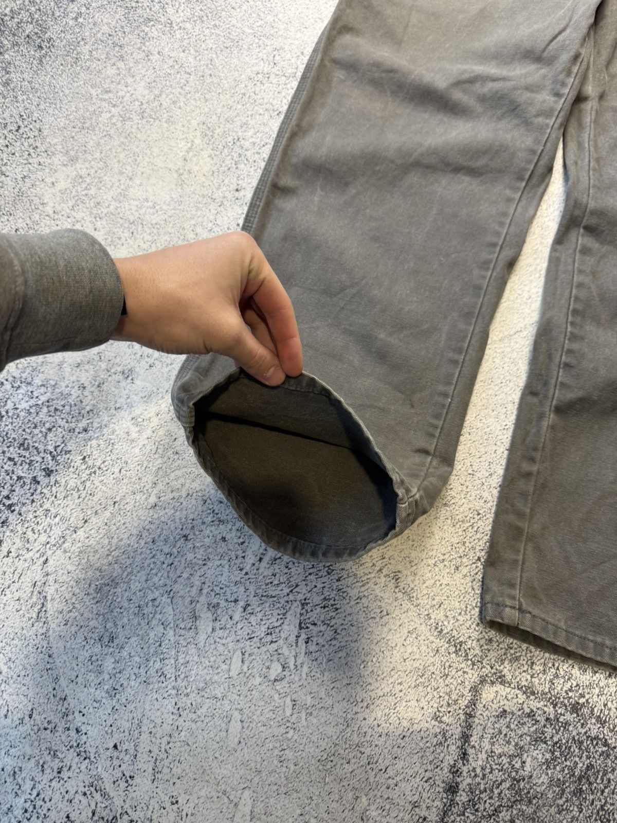 Dickies Vintage Gray Dickies Carpenter Work Pants - 38/32 - Y2K Size US 34 / EU 50 - 6 Thumbnail