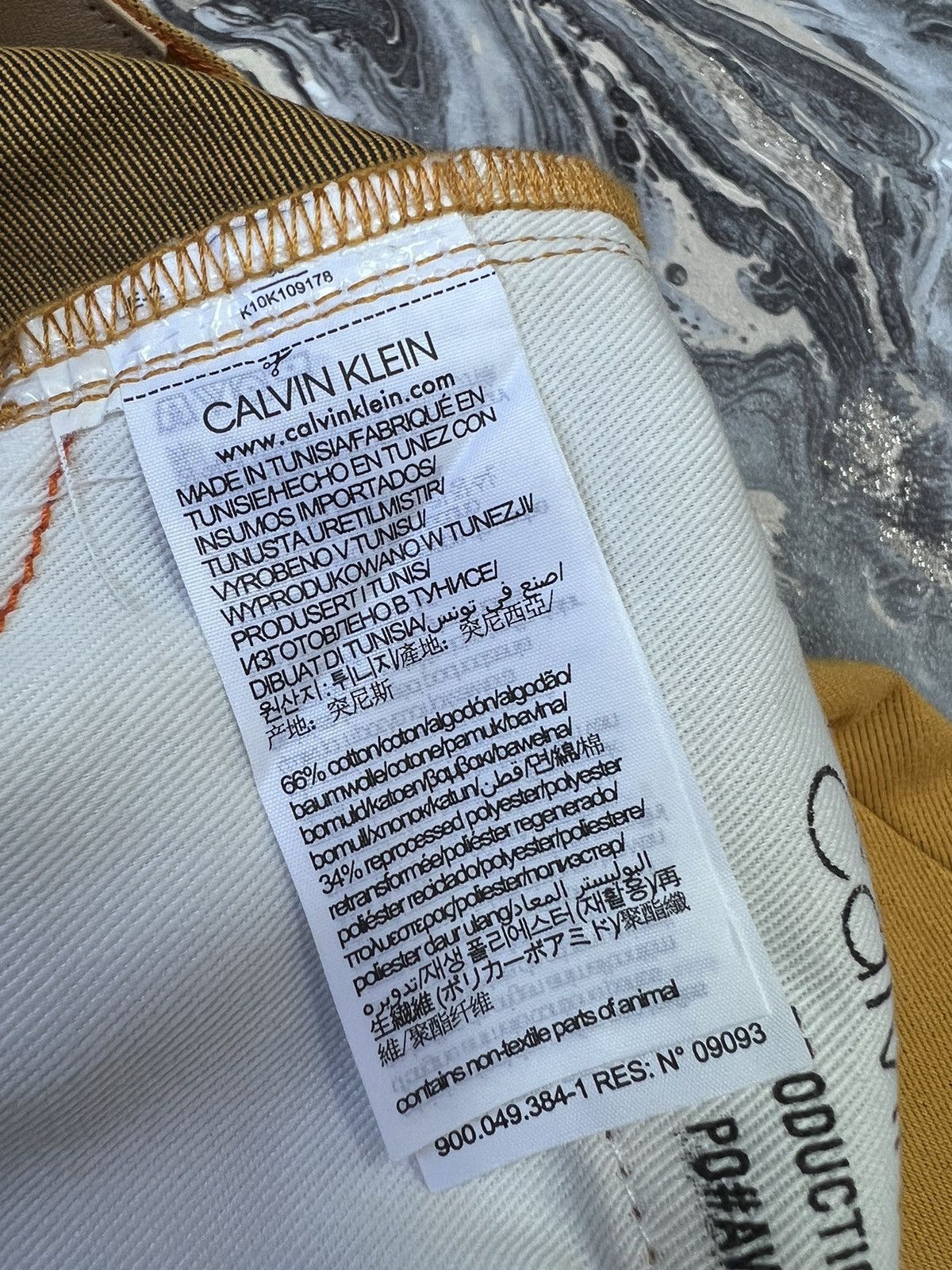 Calvin Klein × Heron Preston Heron Preston Calvin Klein Orange 2.0 Jeans Size US 32 / EU 48 - 12 Thumbnail