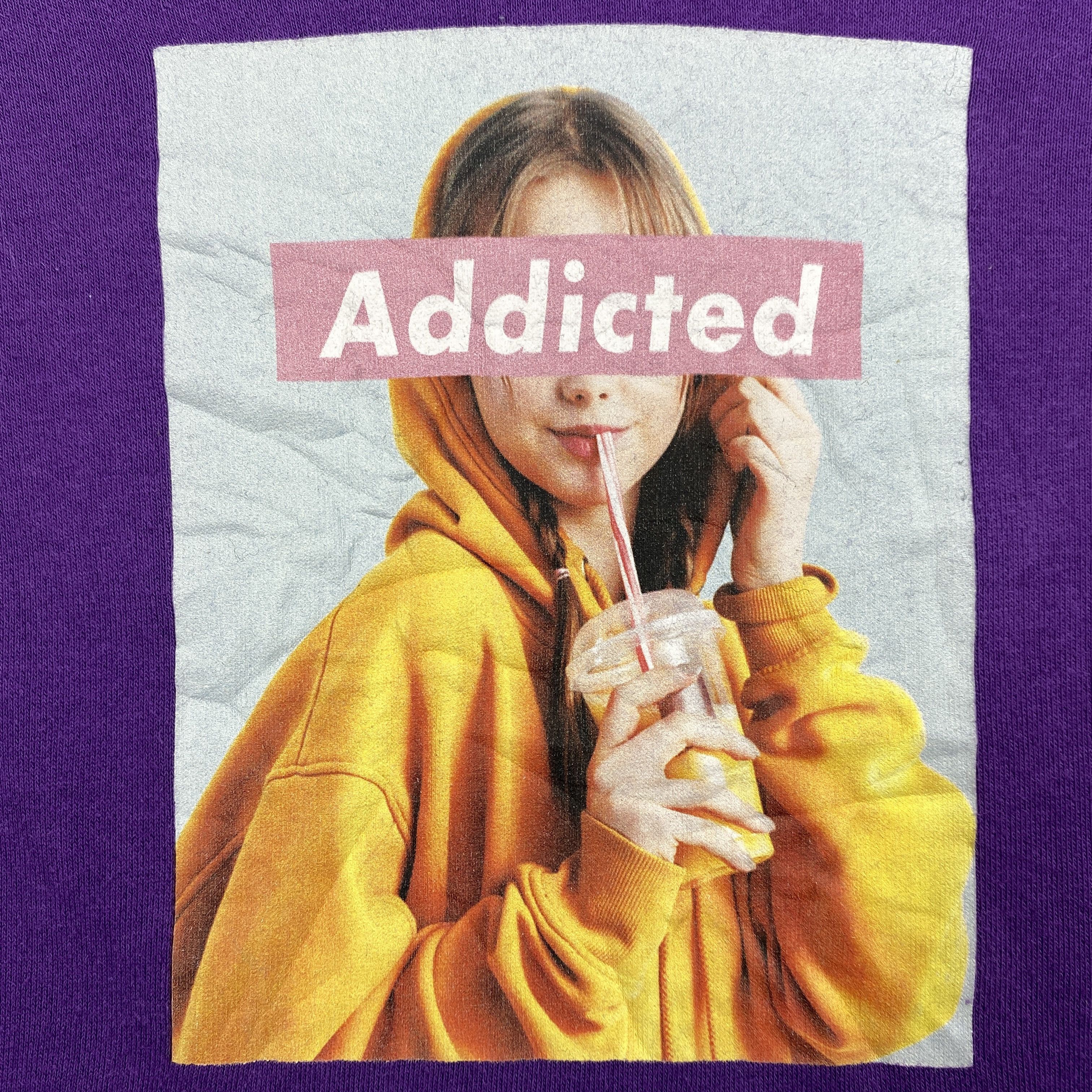 Japanese Brand Vintage Wego Addicted Hoodie -SW120 Size US M / EU 48-50 / 2 - 8 Thumbnail