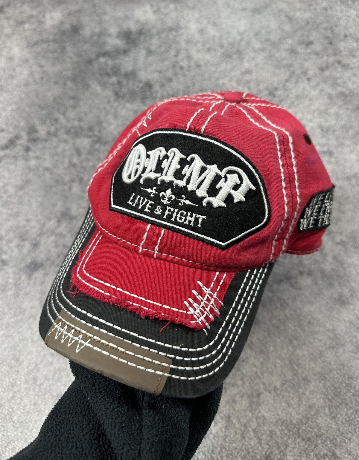 Vintage Y2K Vintage Denim Cap Avant Garde True Religion Style USA Size ONE SIZE - 1 Thumbnail