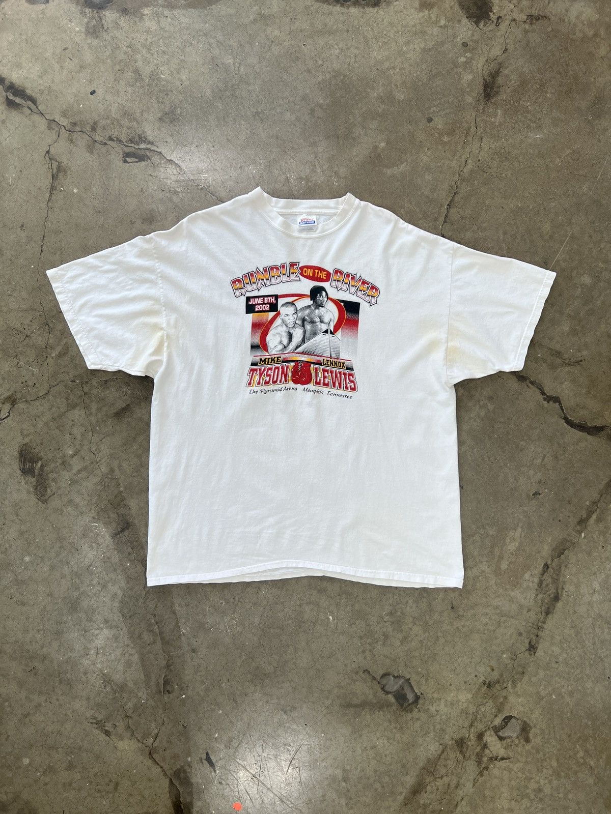Vintage Vintage 2002 Mike Tyson Lennox Lewis Rumble on the River XXL Size US XXL / EU 58 / 5 - 2 Thumbnail