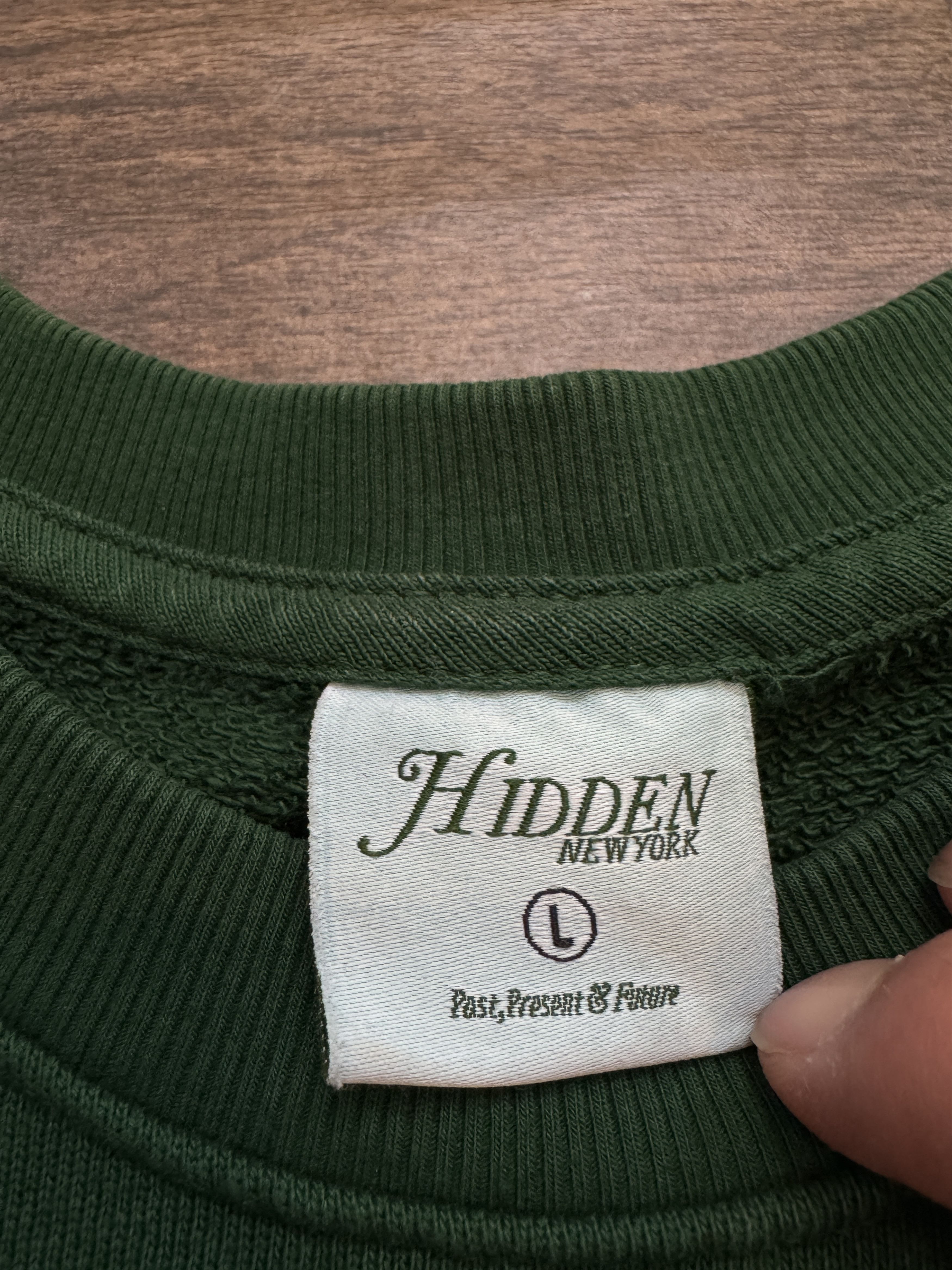 HIDDEN × Salomon Salomon HIDDEN NY Logo Crewneck Green Size US L / EU 52-54 / 3 - 3 Thumbnail