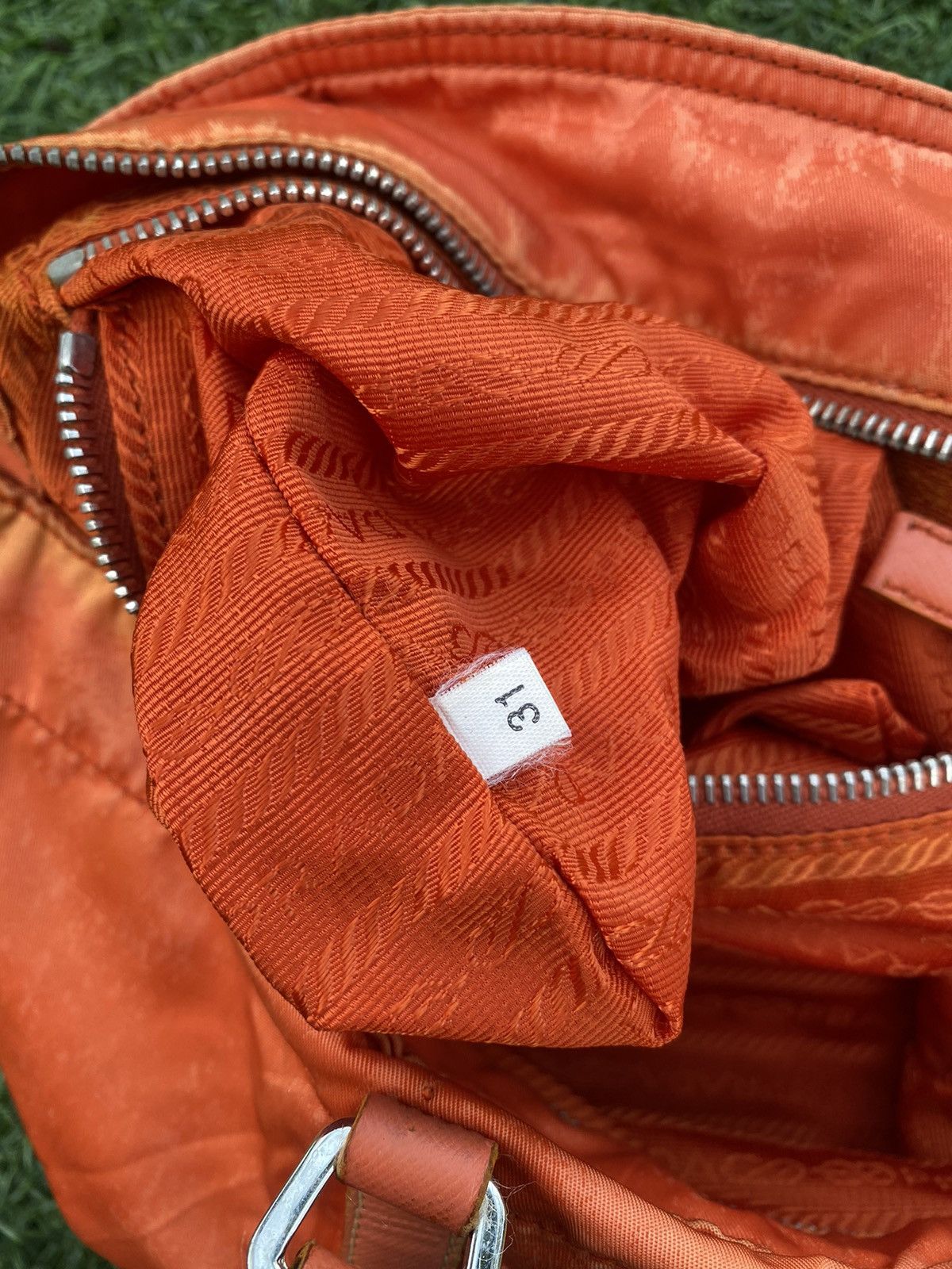 Prada PRADA ORANGE NYLON SHOULDER BAG Size ONE SIZE - 12 Thumbnail