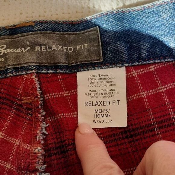 Eddie Bauer Eddie Bauer Relaxed Fit Flannel Lined Insulated Pocketed Hig Size US 34 / EU 50 - 9 Thumbnail