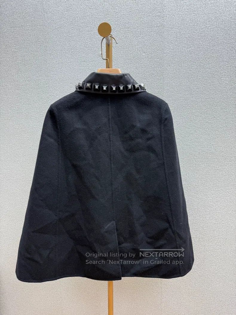 Fendi Fendi Black Wool Coat Size XXS / US 00 / IT 34 - 2 Thumbnail