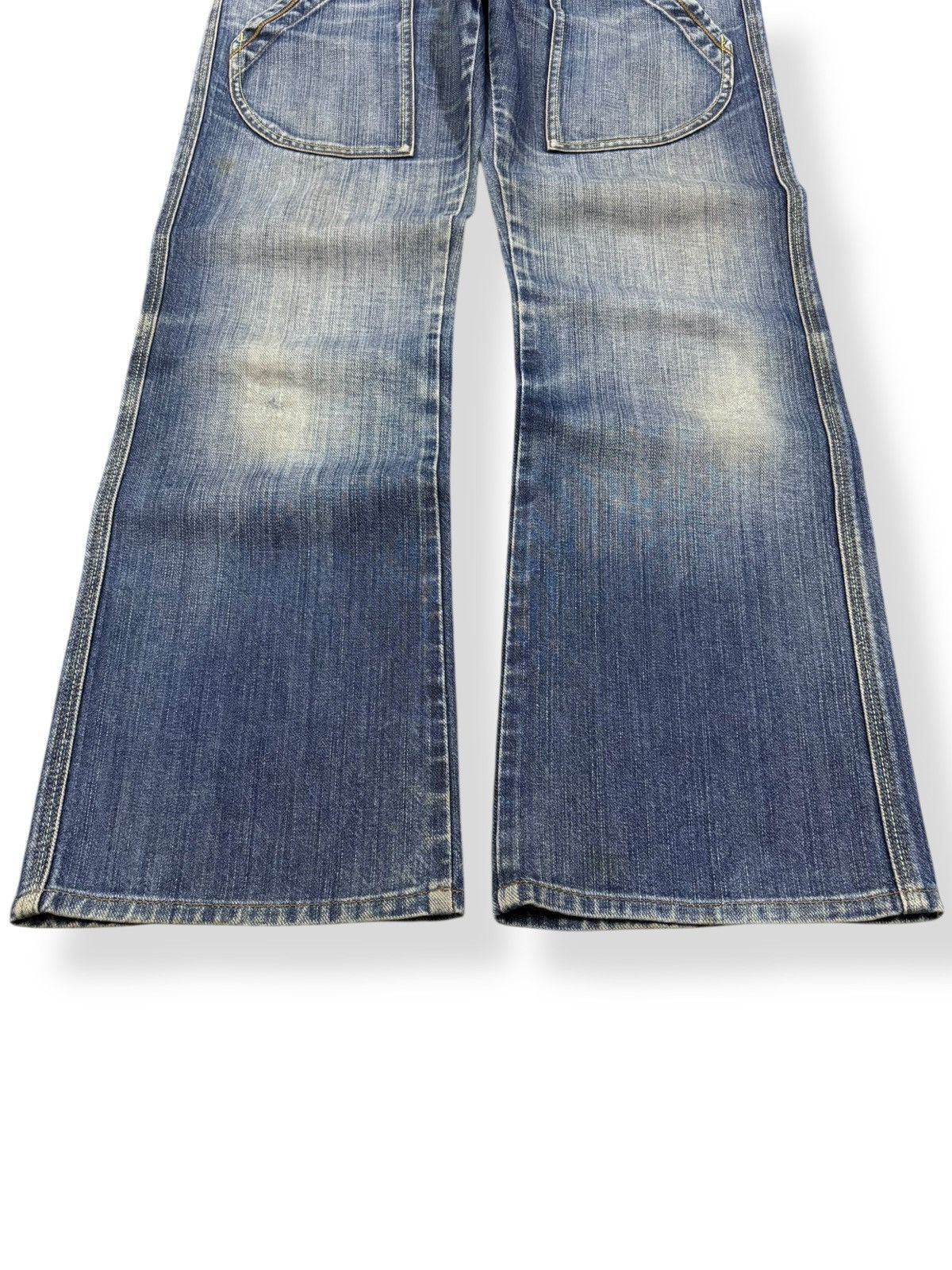 Japanese Brand Vintage Japanese Brand Multi-pockets Bootcut Flare Jeans Size US 32 / EU 48 - 7 Thumbnail