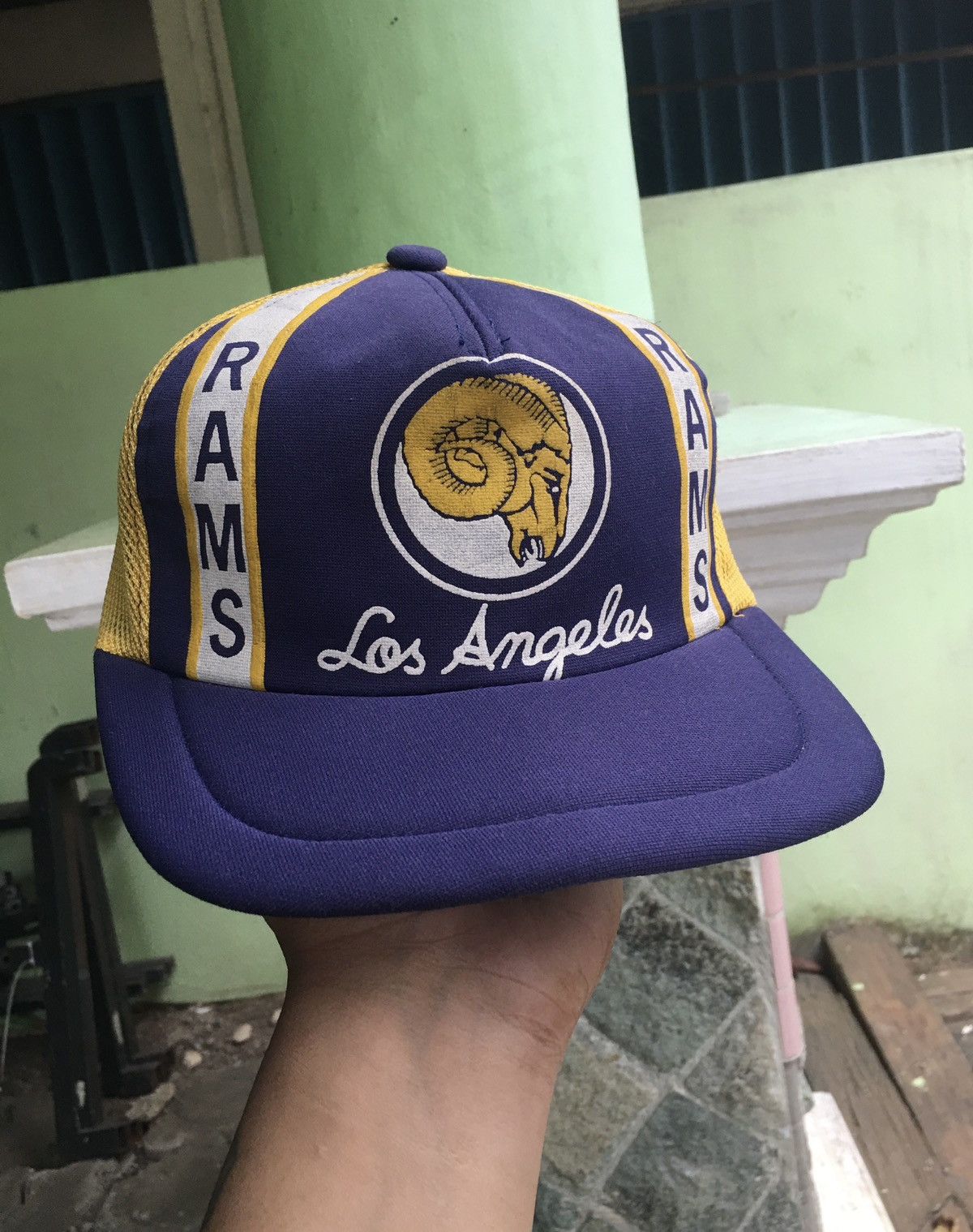 NFL Vintage NFL RAMS Los Angeles Trucker Hats Size ONE SIZE - 2 Thumbnail