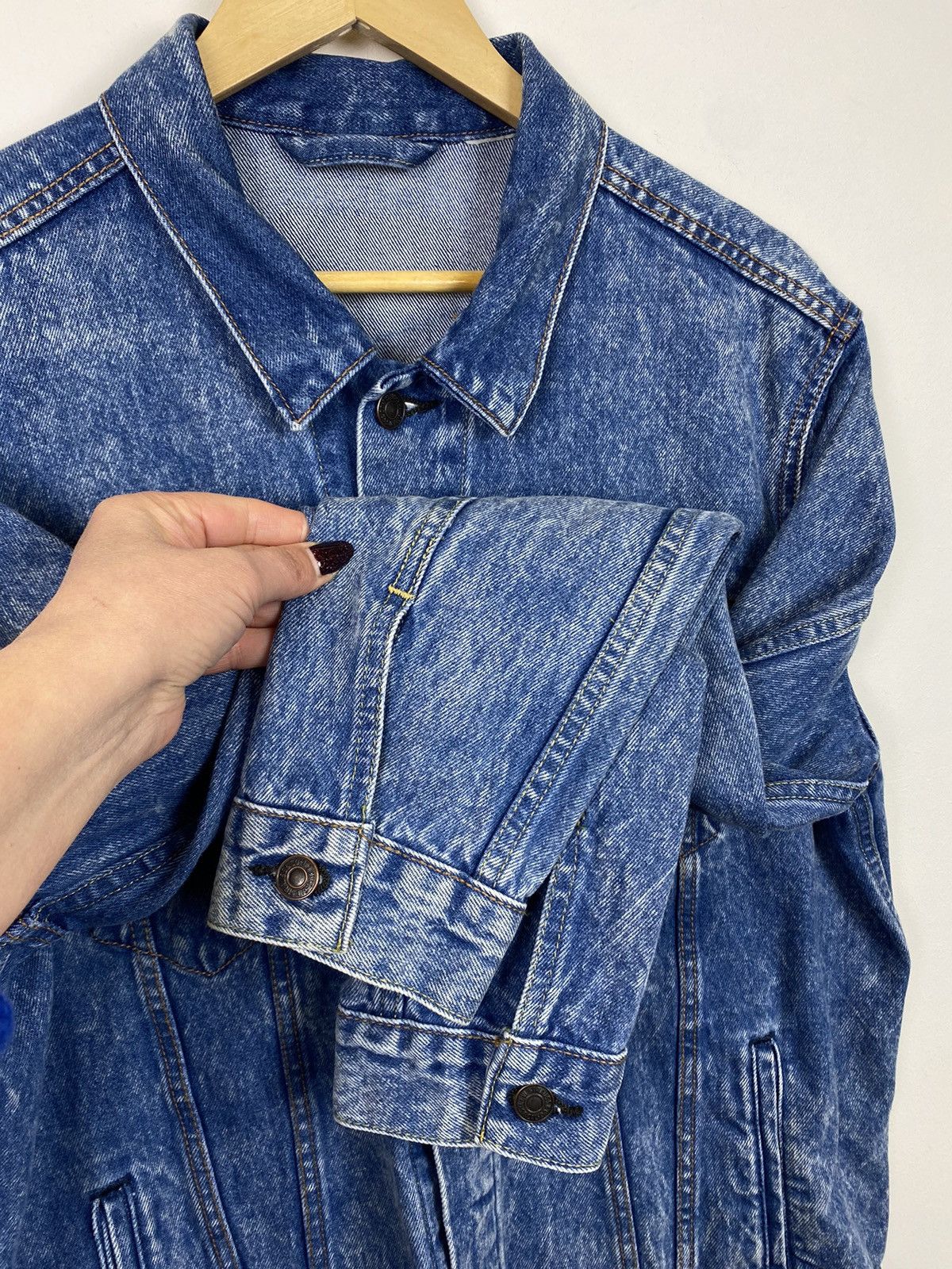 Levi's Vintage Levi’s Denim Jacket Washed Blue Y2K Hype Jeans Size US L / EU 52-54 / 3 - 8 Thumbnail