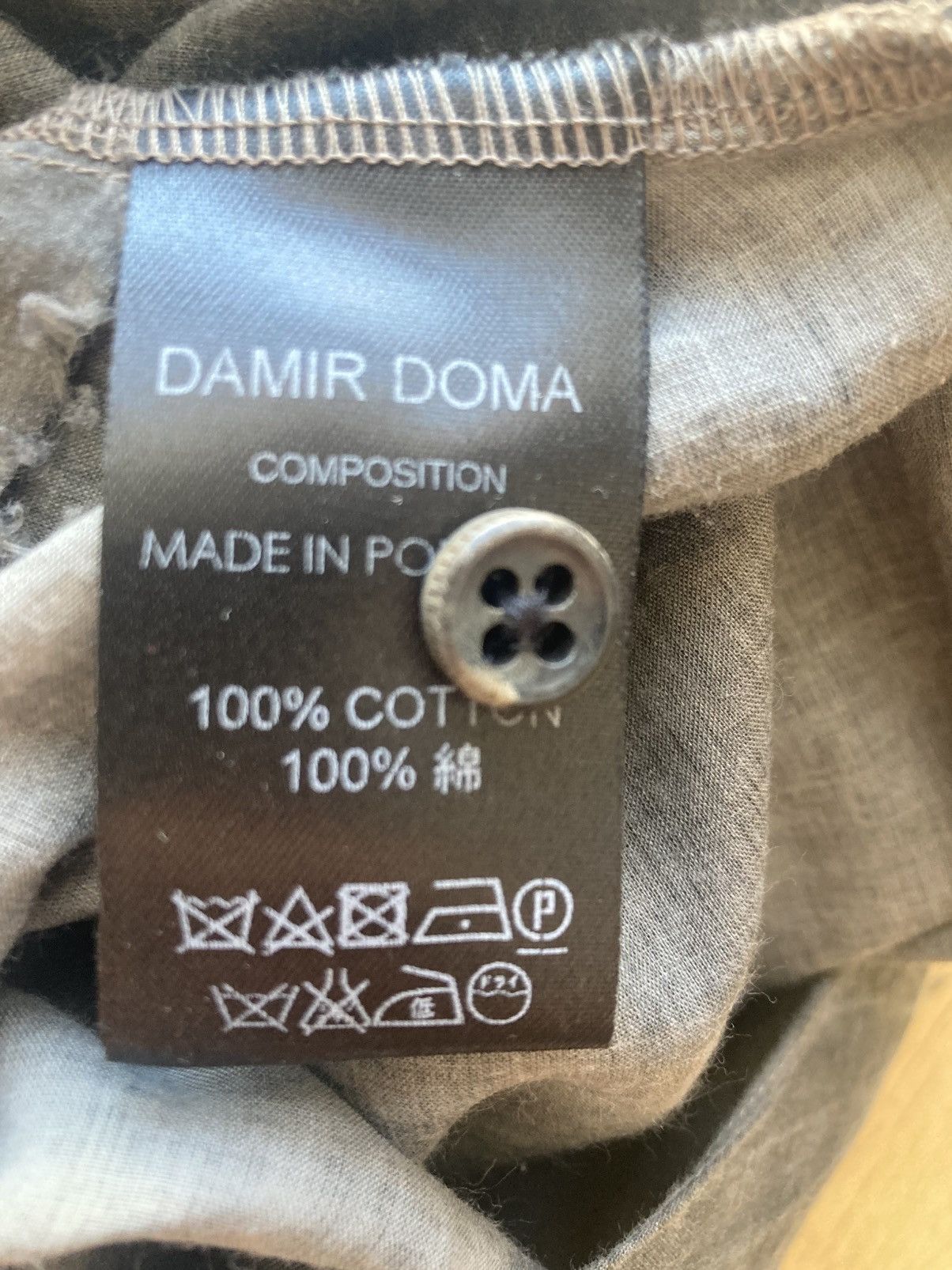 Damir Doma DAMIR DOMA gray shirt Size US S / EU 44-46 / 1 - 8 Thumbnail