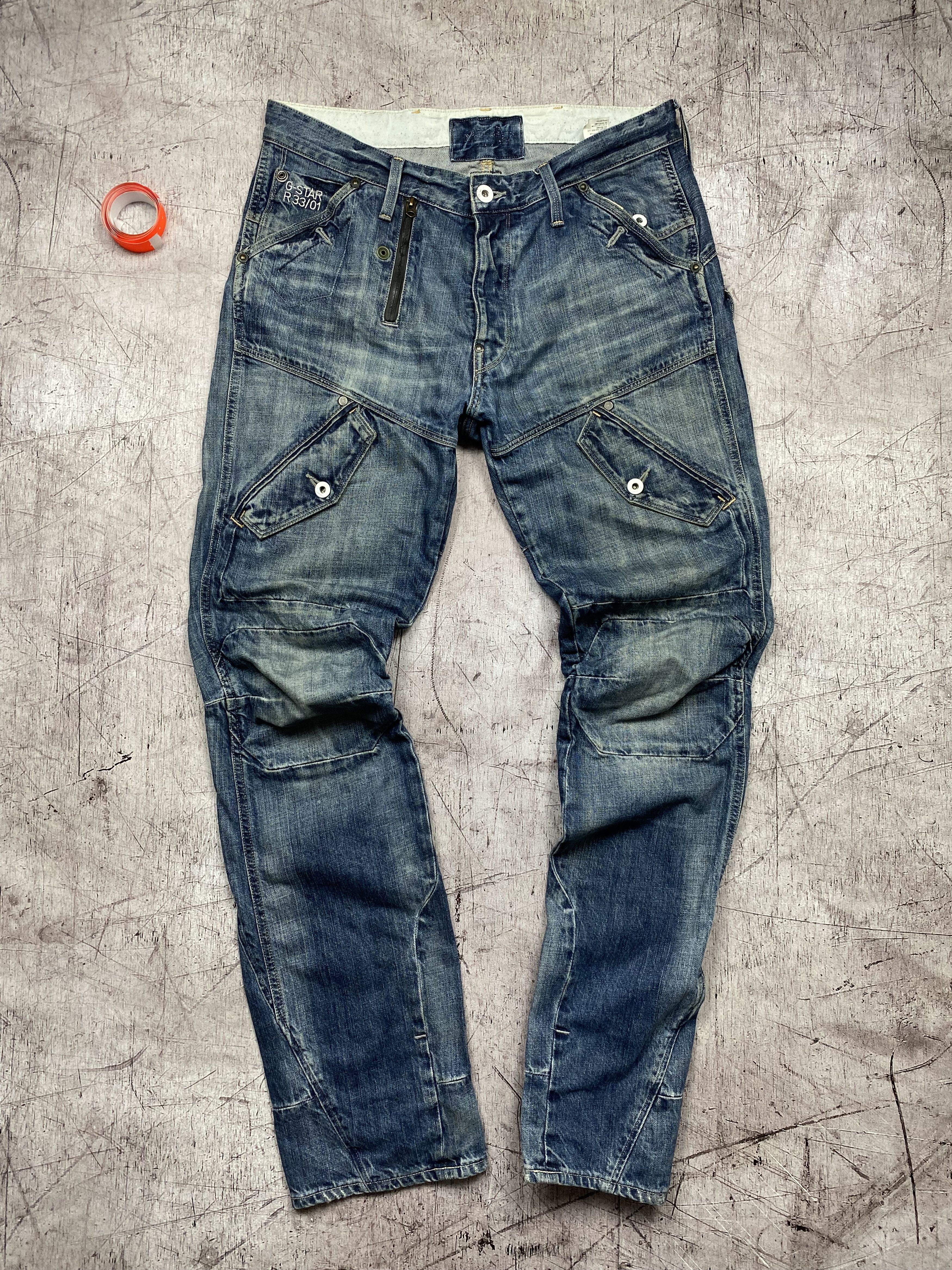 G-Star G Star Raw Vintage Mens Denim Pants Double Knee Jeans Size US 34 / EU 50 - 1 Thumbnail