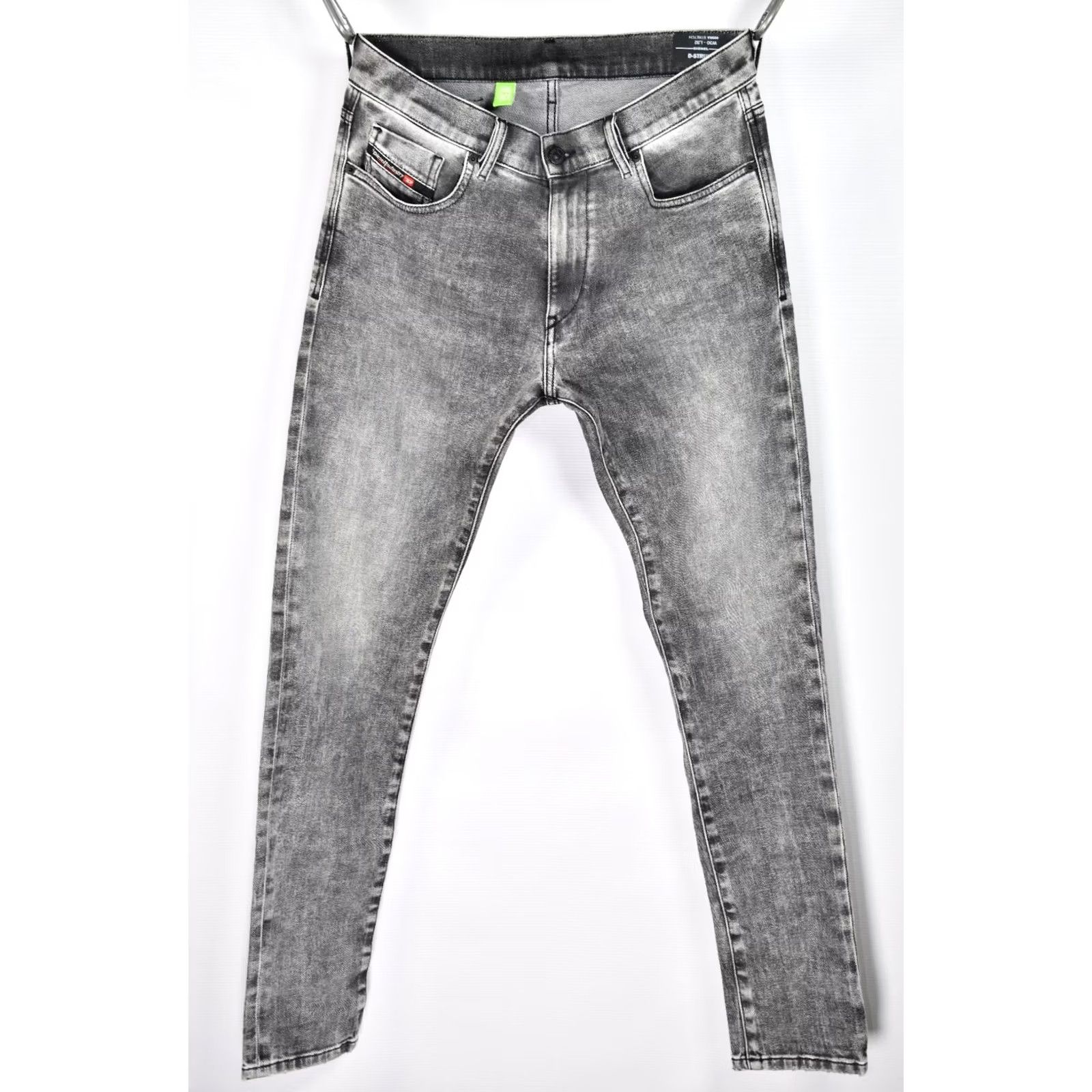 Diesel DIESEL D-STRUKT SLIM 009KA STRETCH JEANS W30/L32 MEN GRAY 88% COTTON 11% POLYESTER 1% ELASTANE Denim Slim Jeans Size US 30 / EU 46 - 2 Thumbnail