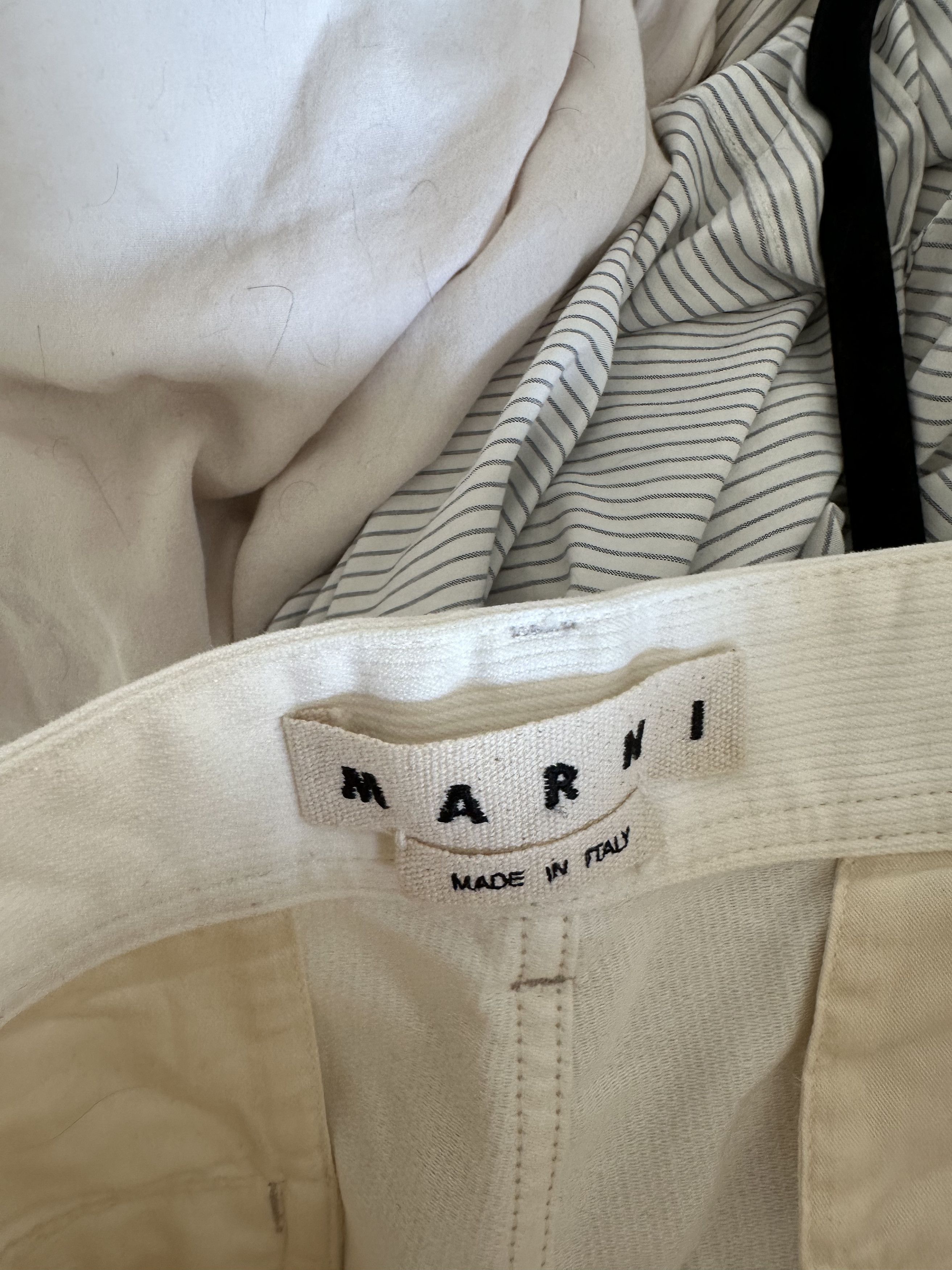 Marni Marni Wide Leg Contrast Stitch Trousers Size US 32 / EU 48 - 11 Thumbnail