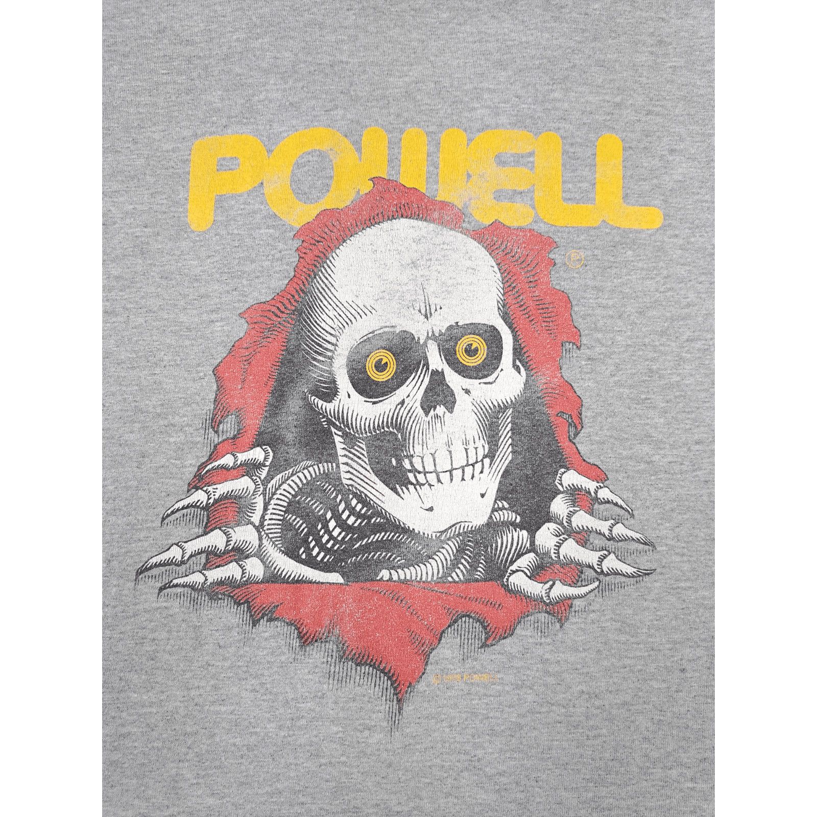 Bones × Powell Peralta 70's Vintage Powell Peralta Bones Skeleton Gray T-shirt 1978 Size US S / EU 44-46 / 1 - 4 Thumbnail