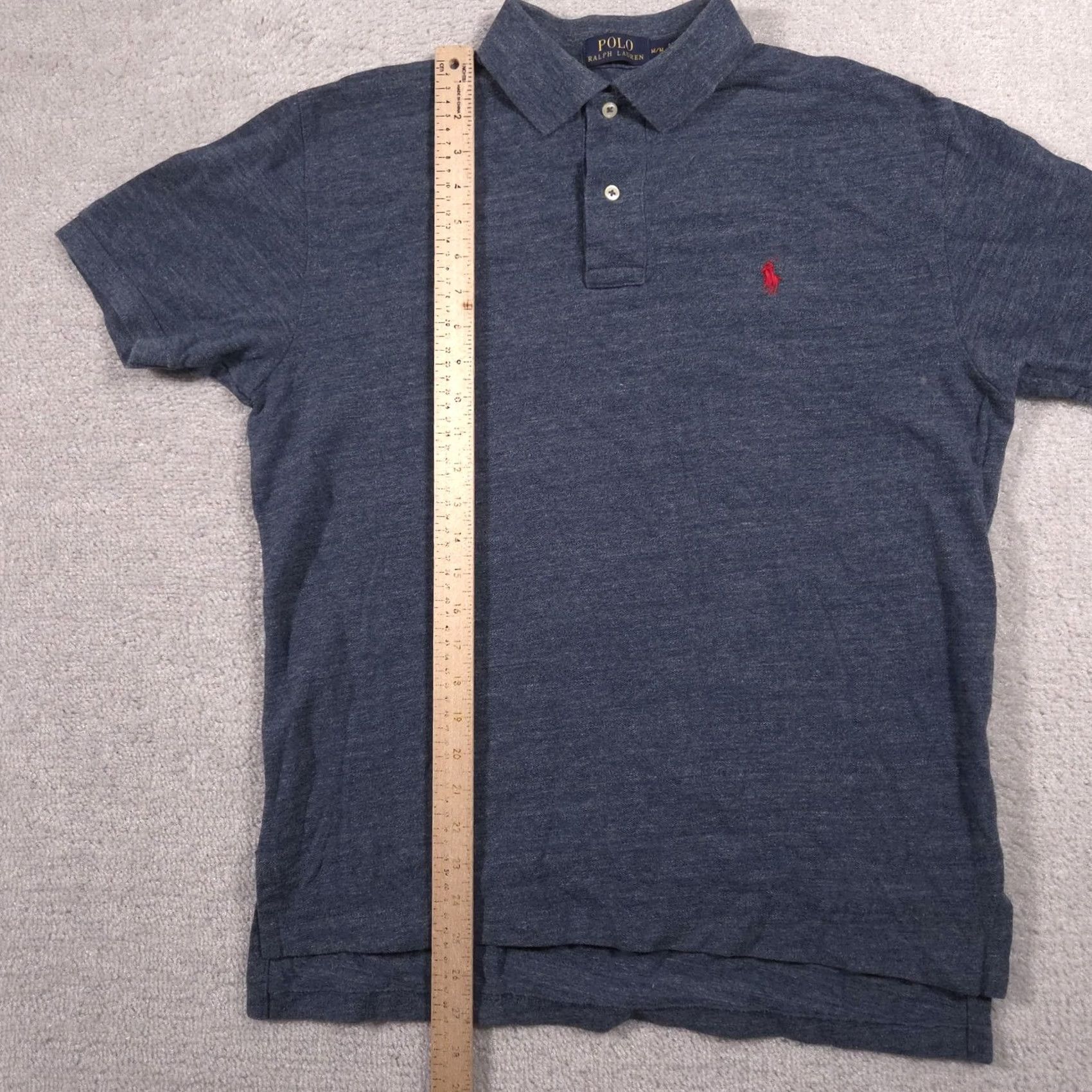 Polo Ralph Lauren Polo Ralph Lauren Polo Shirt Mens M Blue Red Pony Logo Jersey Knit Size US M / EU 48-50 / 2 - 6 Thumbnail