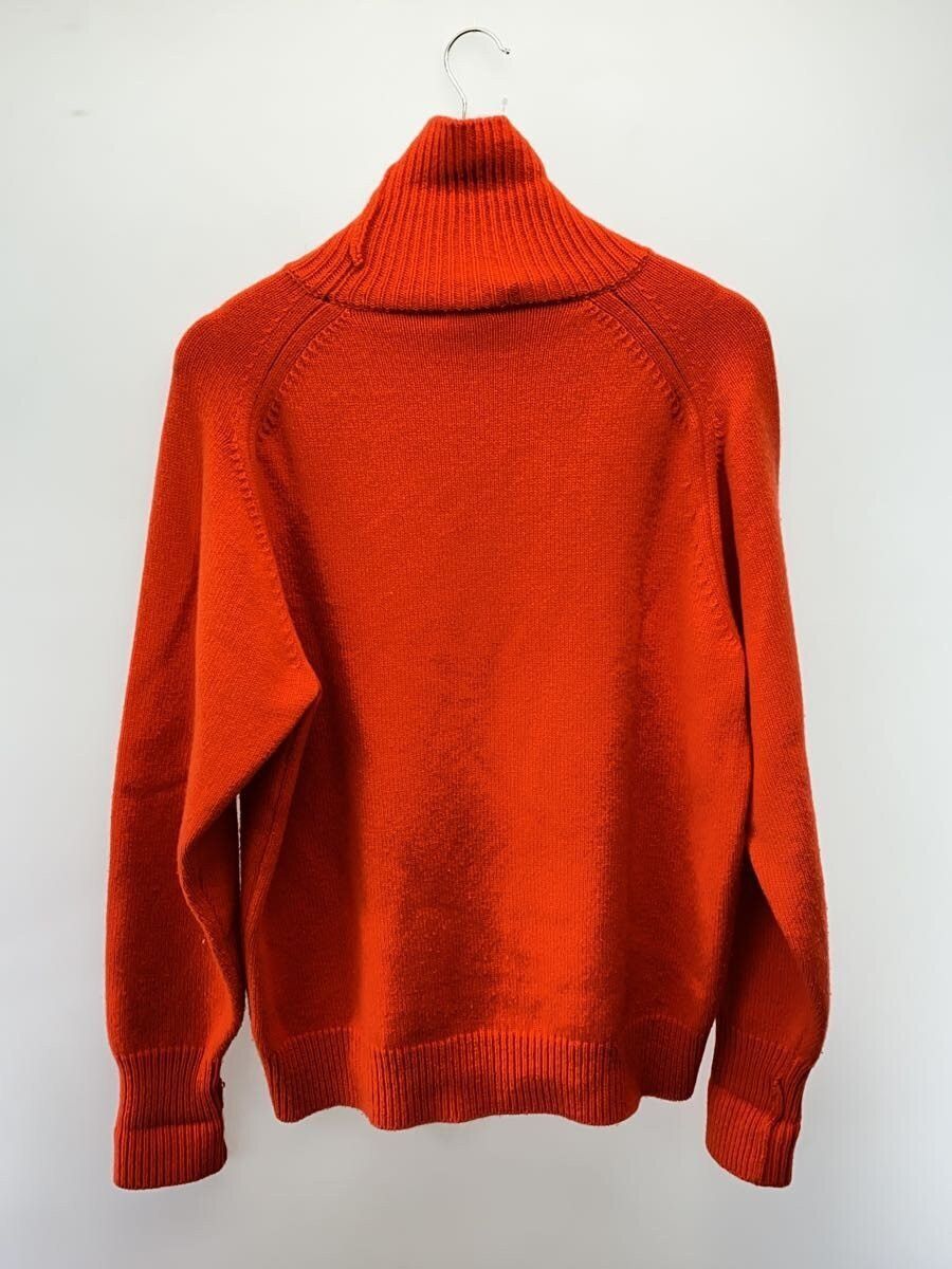 A.PRESSE Orange Wool Turtleneck Sweater Knit (thick) Size US M / EU 48-50 / 2 - 2 Thumbnail
